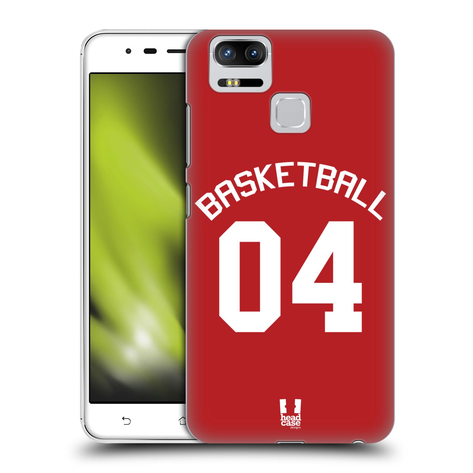 HEAD CASE plastový obal na mobil Asus Zenfone 3 Zoom ZE553KL Sportovní dres Basketbal červený