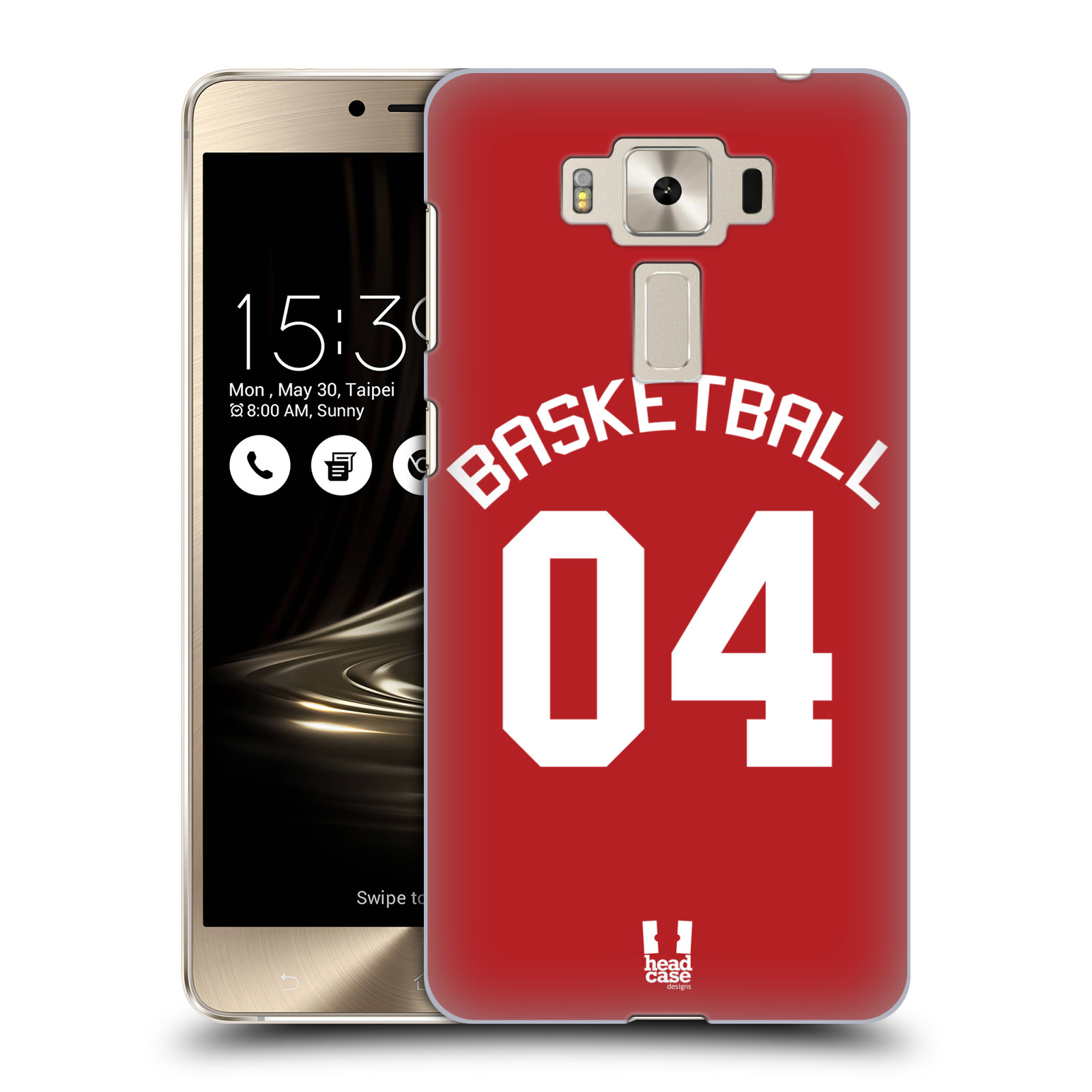 HEAD CASE plastový obal na mobil Asus Zenfone 3 DELUXE ZS550KL Sportovní dres Basketbal červený