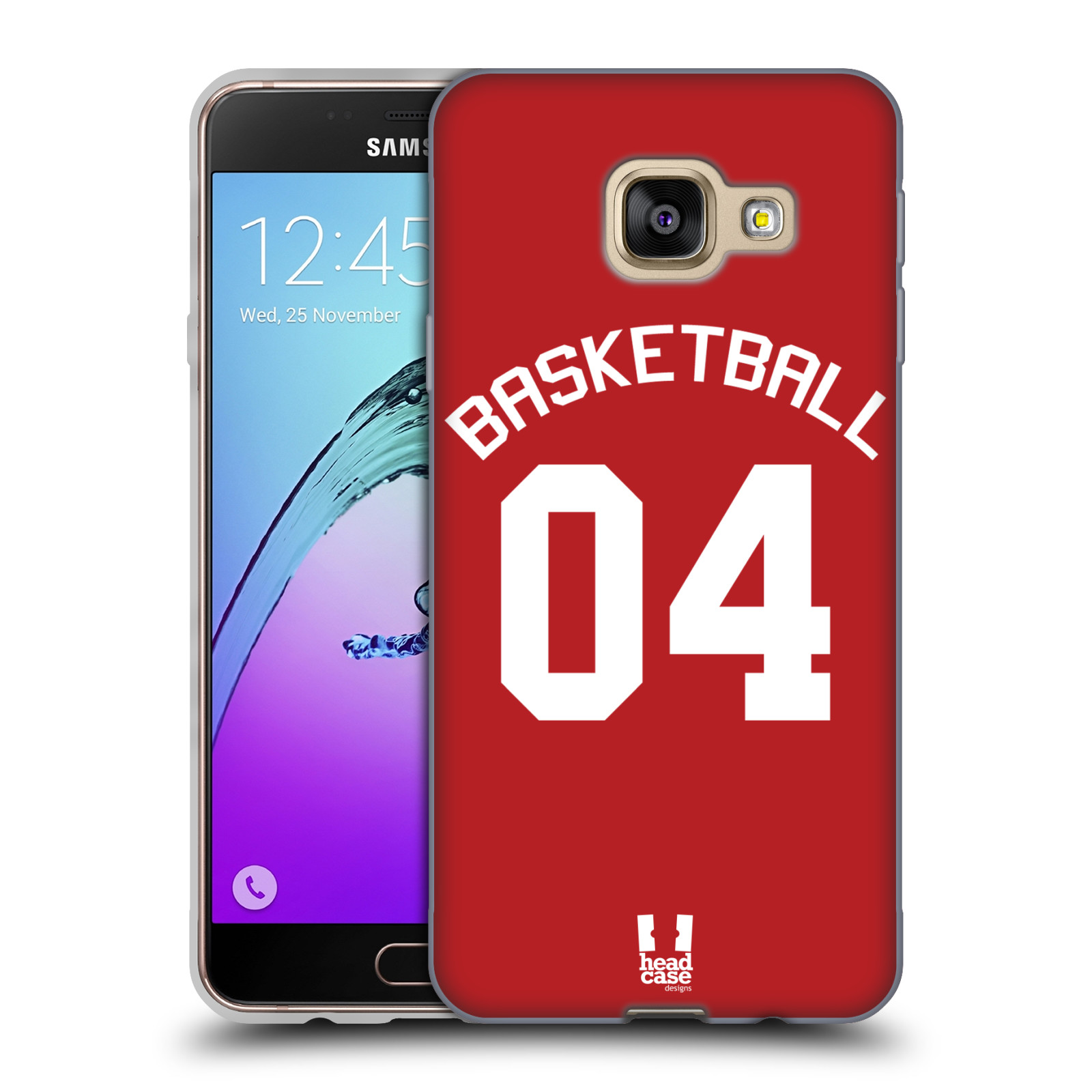 HEAD CASE silikonový obal na mobil Samsung Galaxy A3 2016 (A310) Sportovní dres Basketbal červený