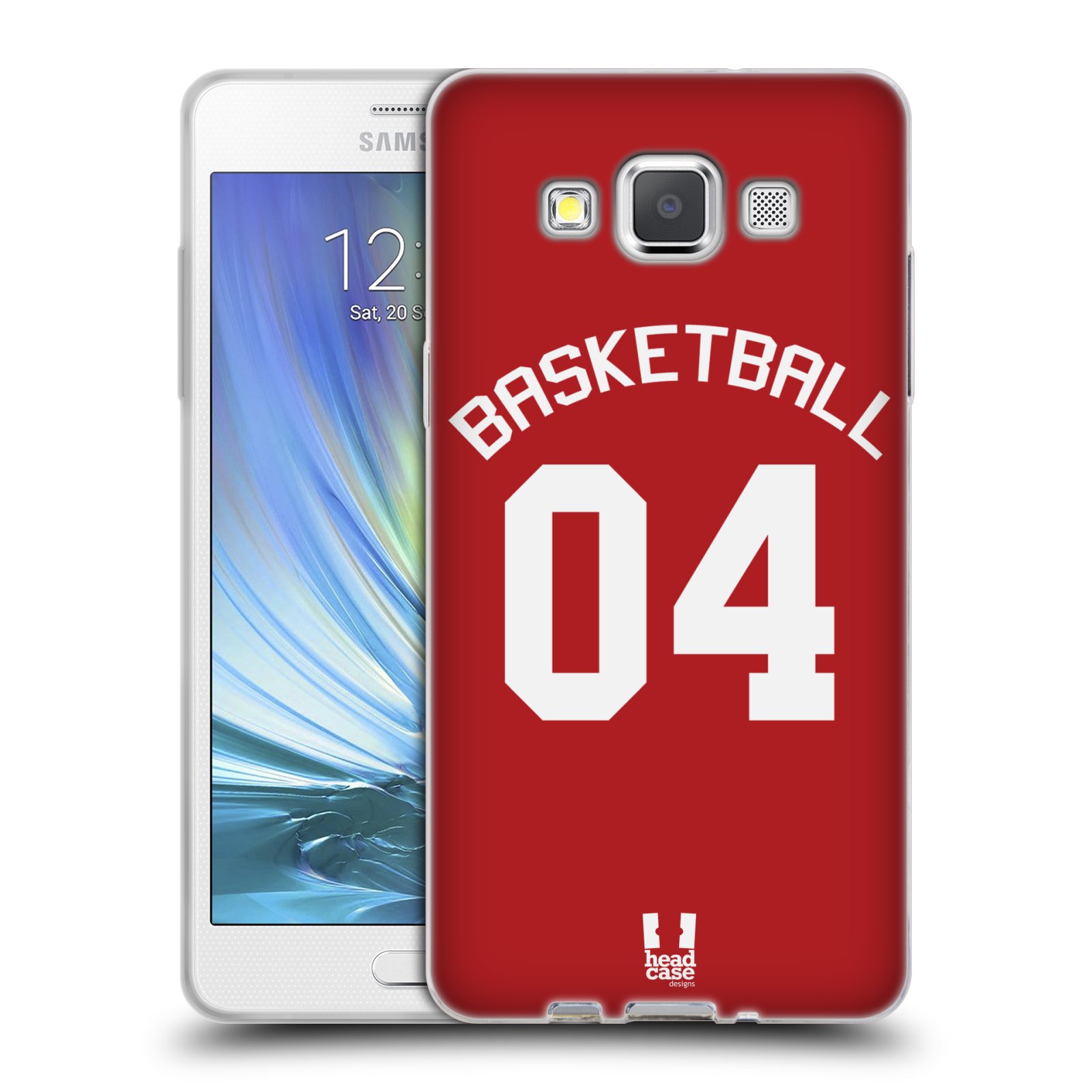 HEAD CASE silikonový obal na mobil Samsung Galaxy A5 (A500) Sportovní dres Basketbal červený