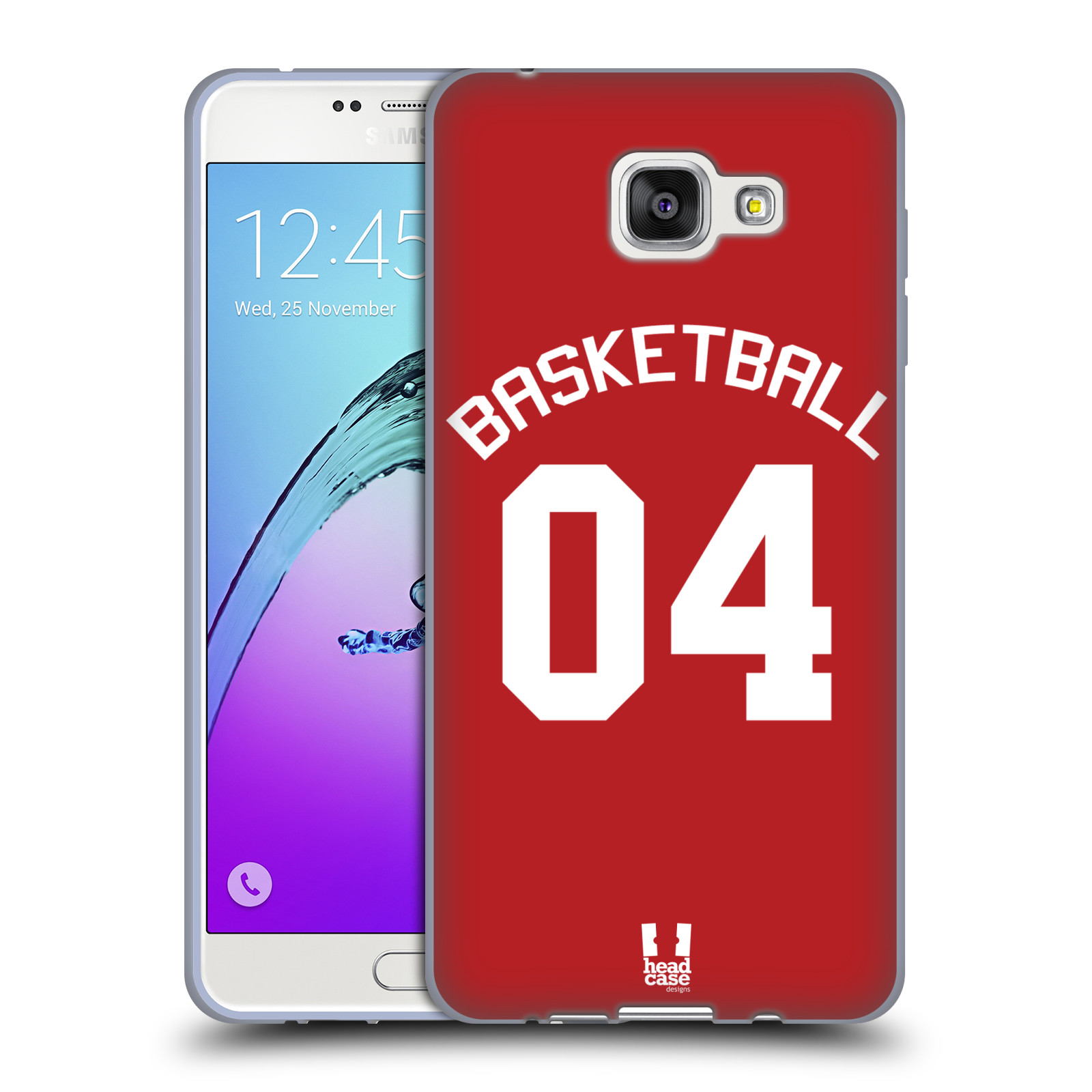 HEAD CASE silikonový obal na mobil Samsung Galaxy A7 2016 (A710) Sportovní dres Basketbal červený