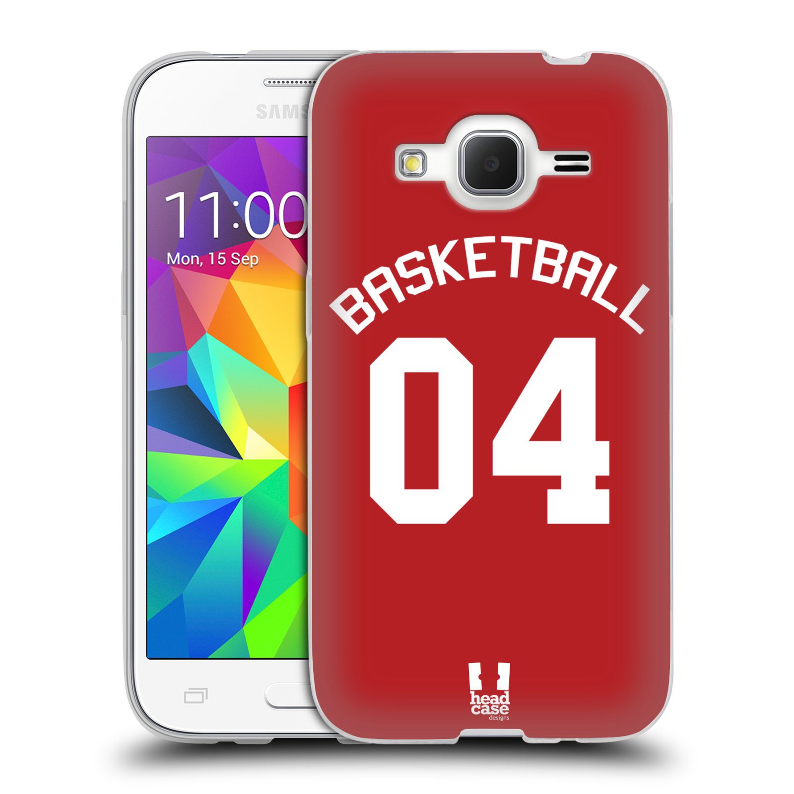 HEAD CASE silikonový obal na mobil Samsung Galaxy Core Prime (G360) Sportovní dres Basketbal červený