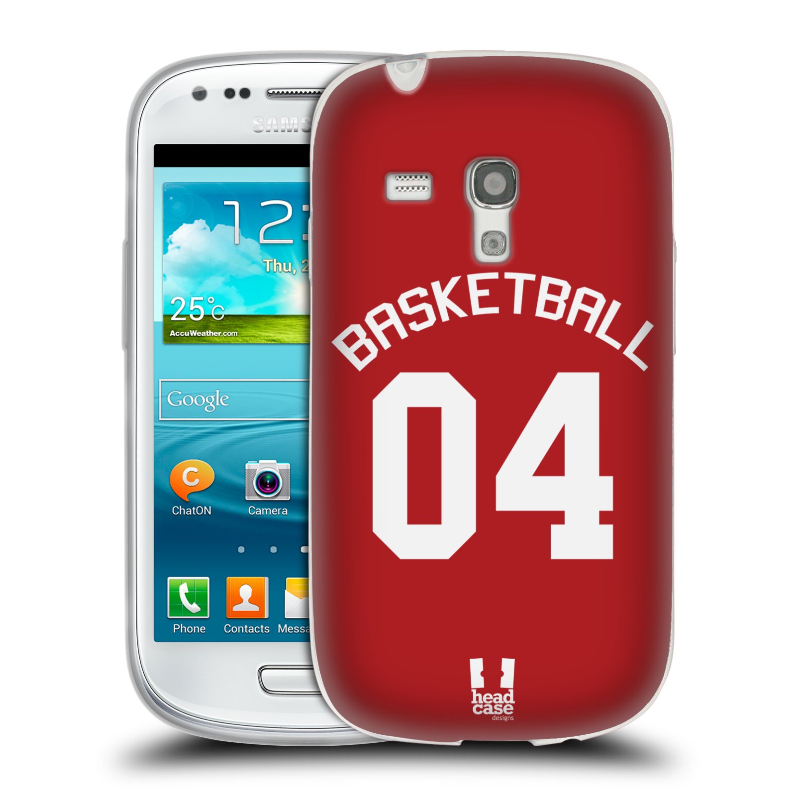 HEAD CASE silikonový obal na mobil Samsung Galaxy S3 MINI Sportovní dres Basketbal červený