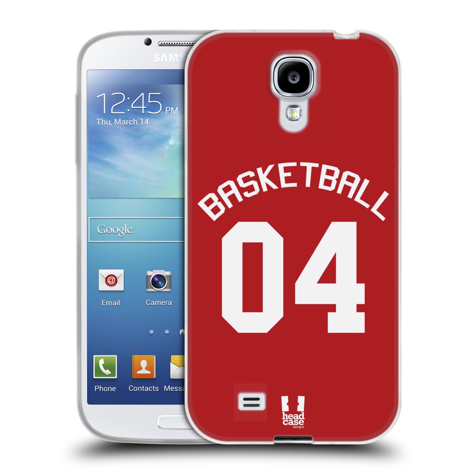 HEAD CASE silikonový obal na mobil Samsung Galaxy S4 Sportovní dres Basketbal červený