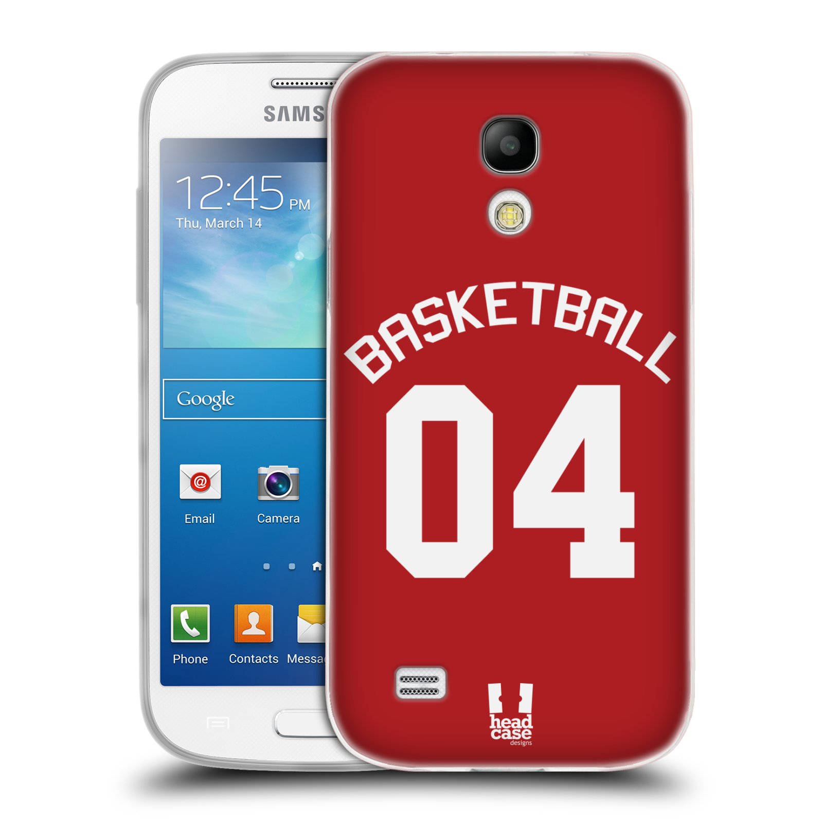 HEAD CASE silikonový obal na mobil Samsung Galaxy S4 MINI Sportovní dres Basketbal červený