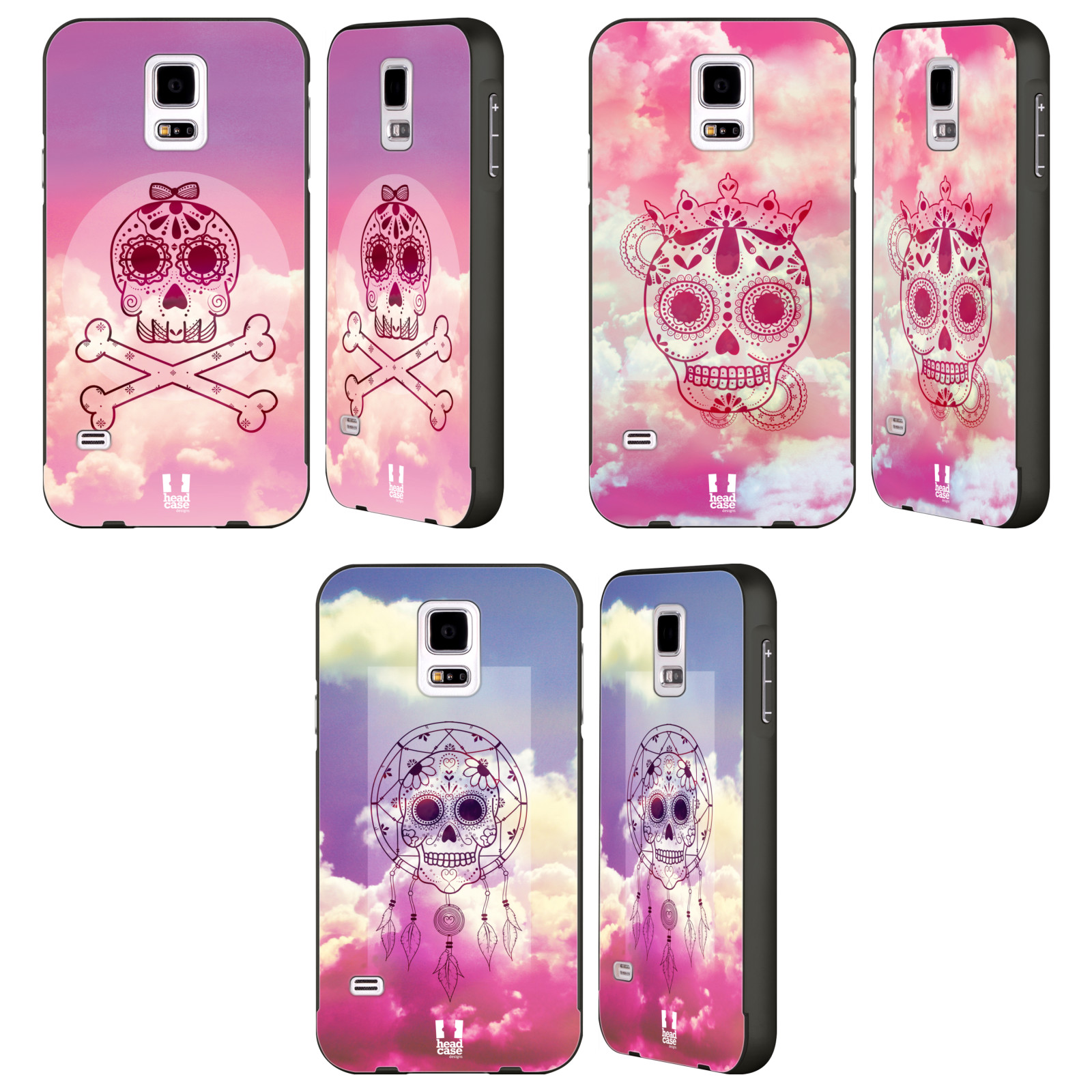 HEAD-CASE-DESIGNS-SKY-SKULLS-BLACK-BUMPER-SLIDER-CASE-FOR-SAMSUNG-PHONES