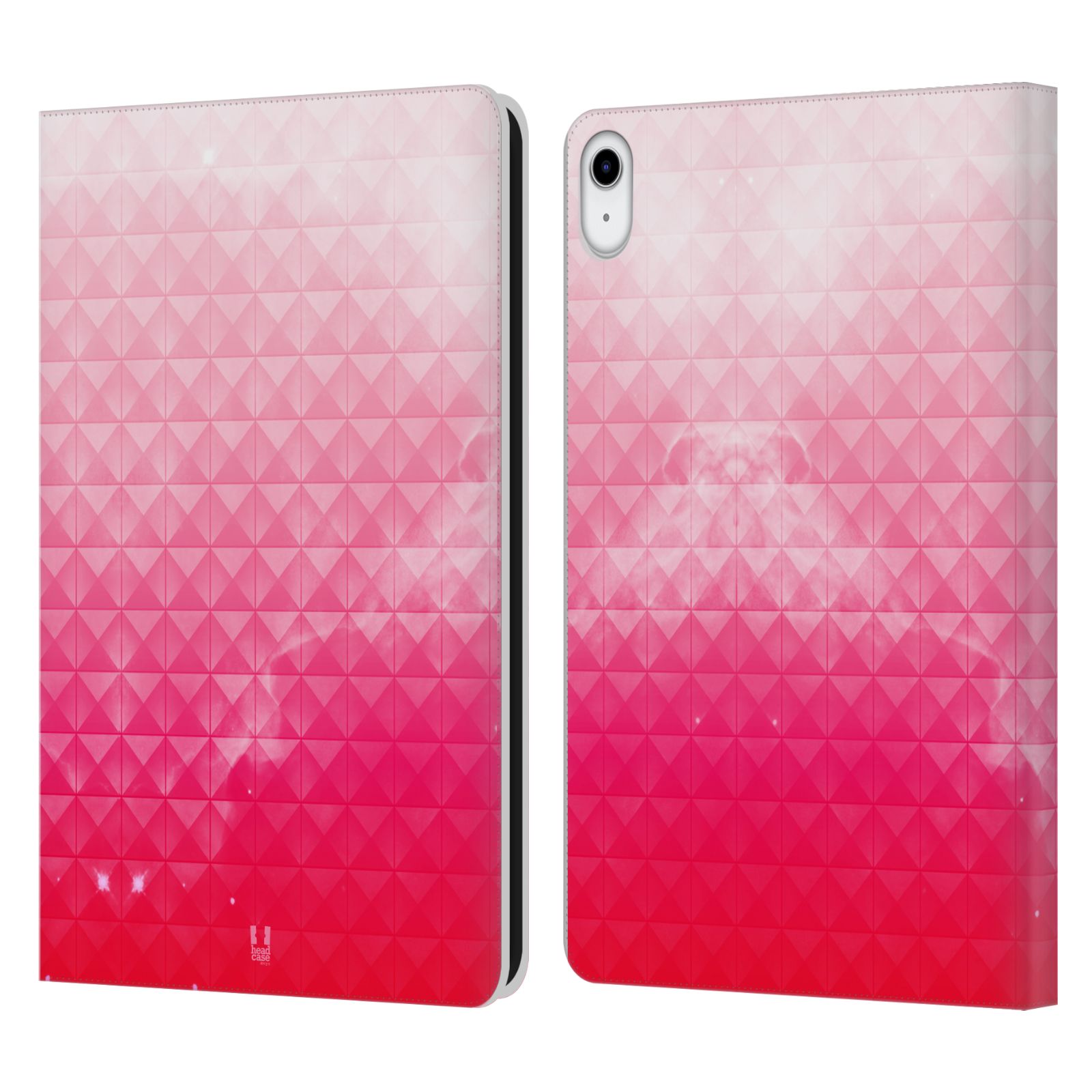 Pouzdro pro tablet Apple Ipad 10.9 (2022) - HEAD CASE - barevná vesmírná mlhovina růžová jahoda