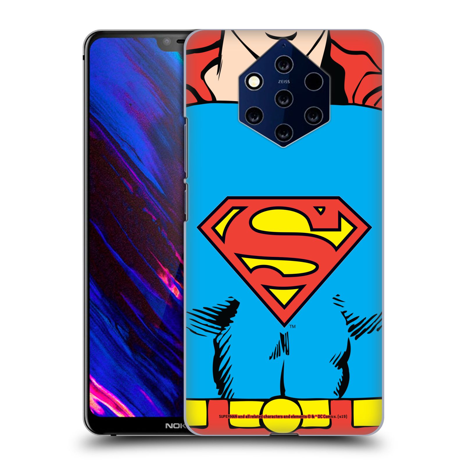 Pouzdro na mobil NOKIA 9 PureView - HEAD CASE - DC komix Superman v obleku