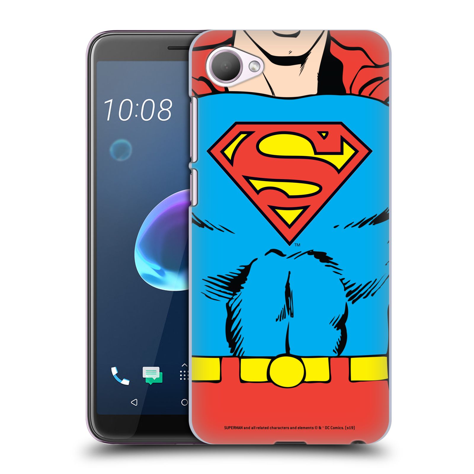 Pouzdro na mobil HTC Desire 12 / Desire 12 DUAL SIM - HEAD CASE - DC komix Superman v obleku