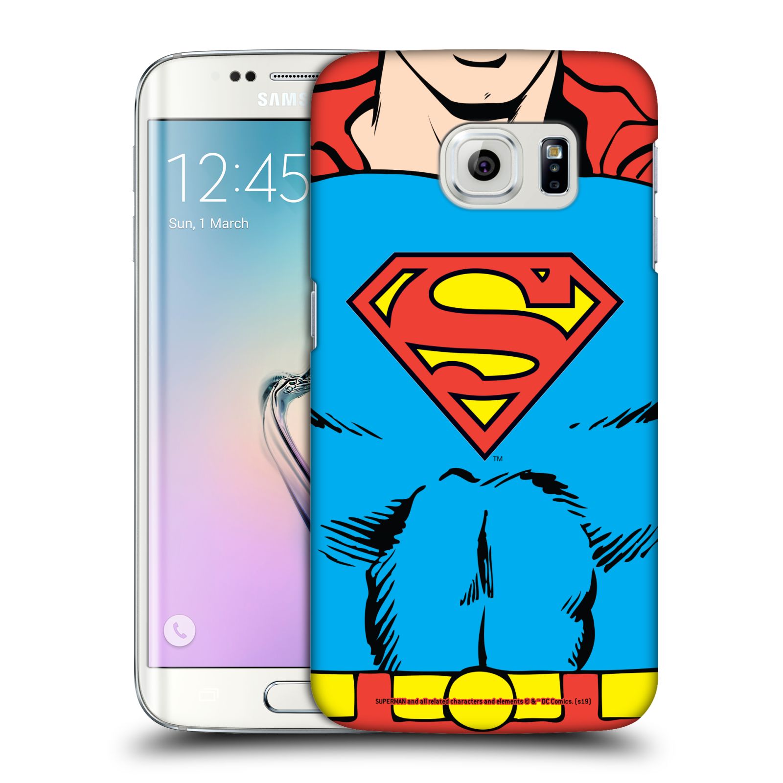 Pouzdro na mobil Samsung Galaxy S6 EDGE - HEAD CASE - DC komix Superman v obleku
