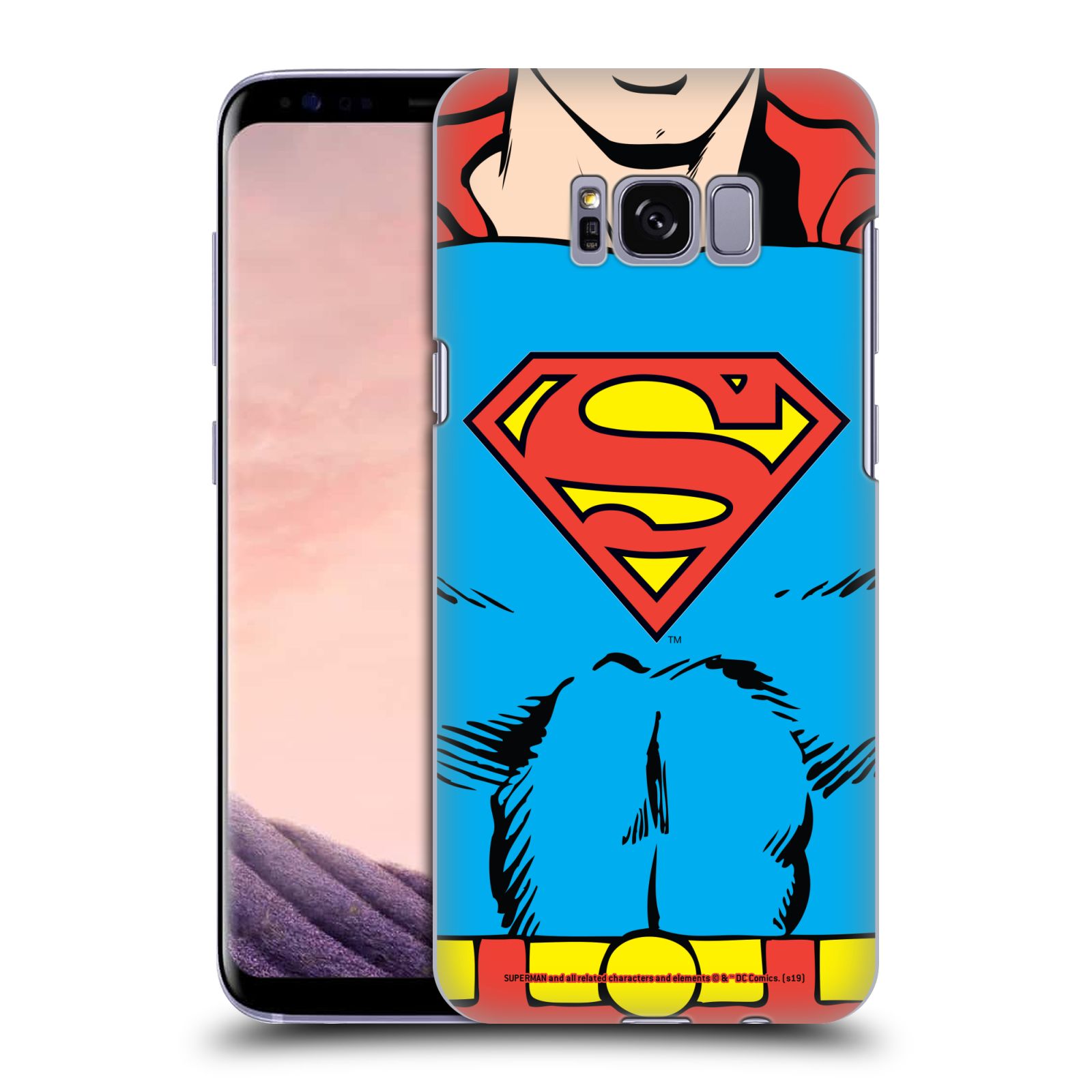 Pouzdro na mobil Samsung Galaxy S8 - HEAD CASE - DC komix Superman v obleku