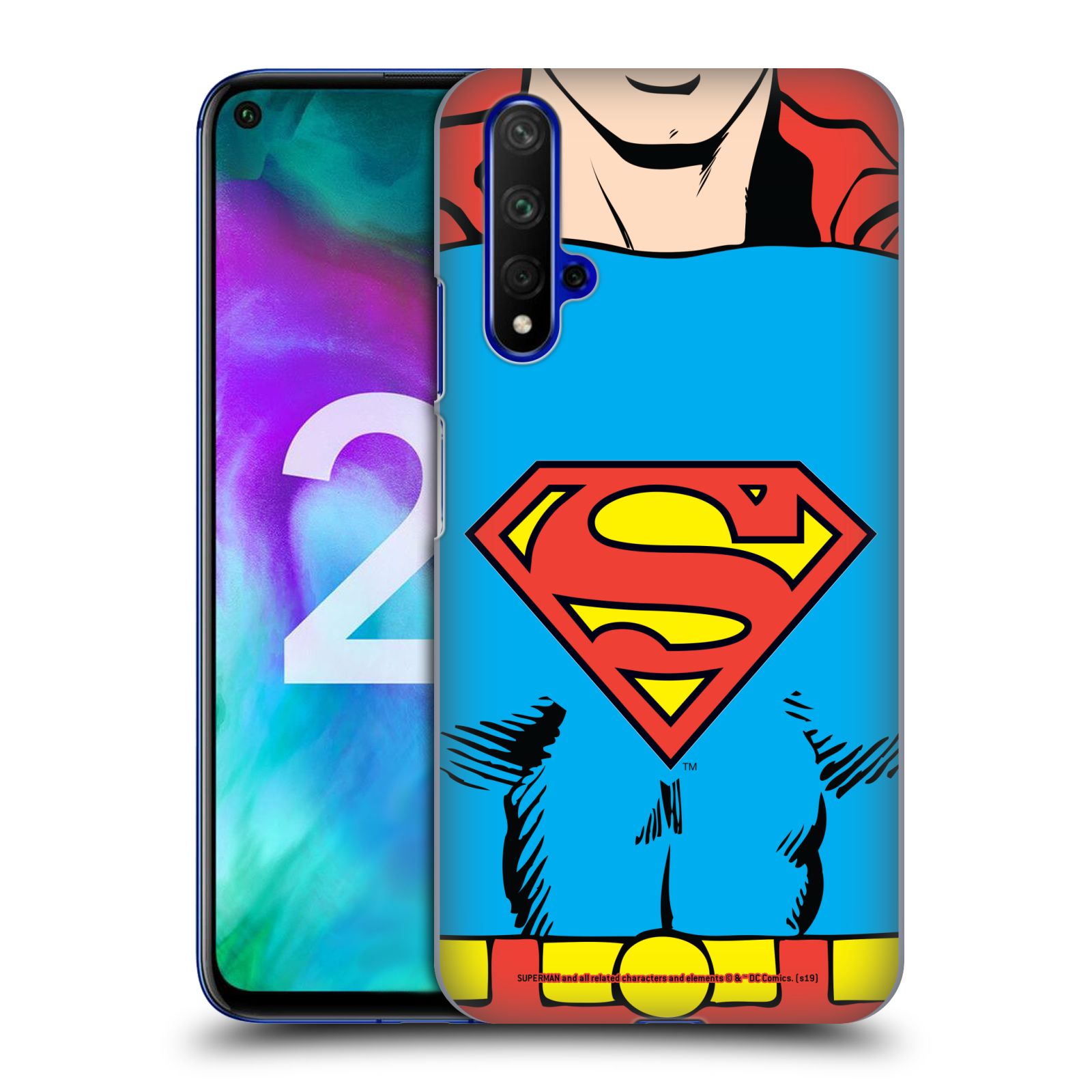 Pouzdro na mobil HONOR 20 - HEAD CASE - DC komix Superman v obleku