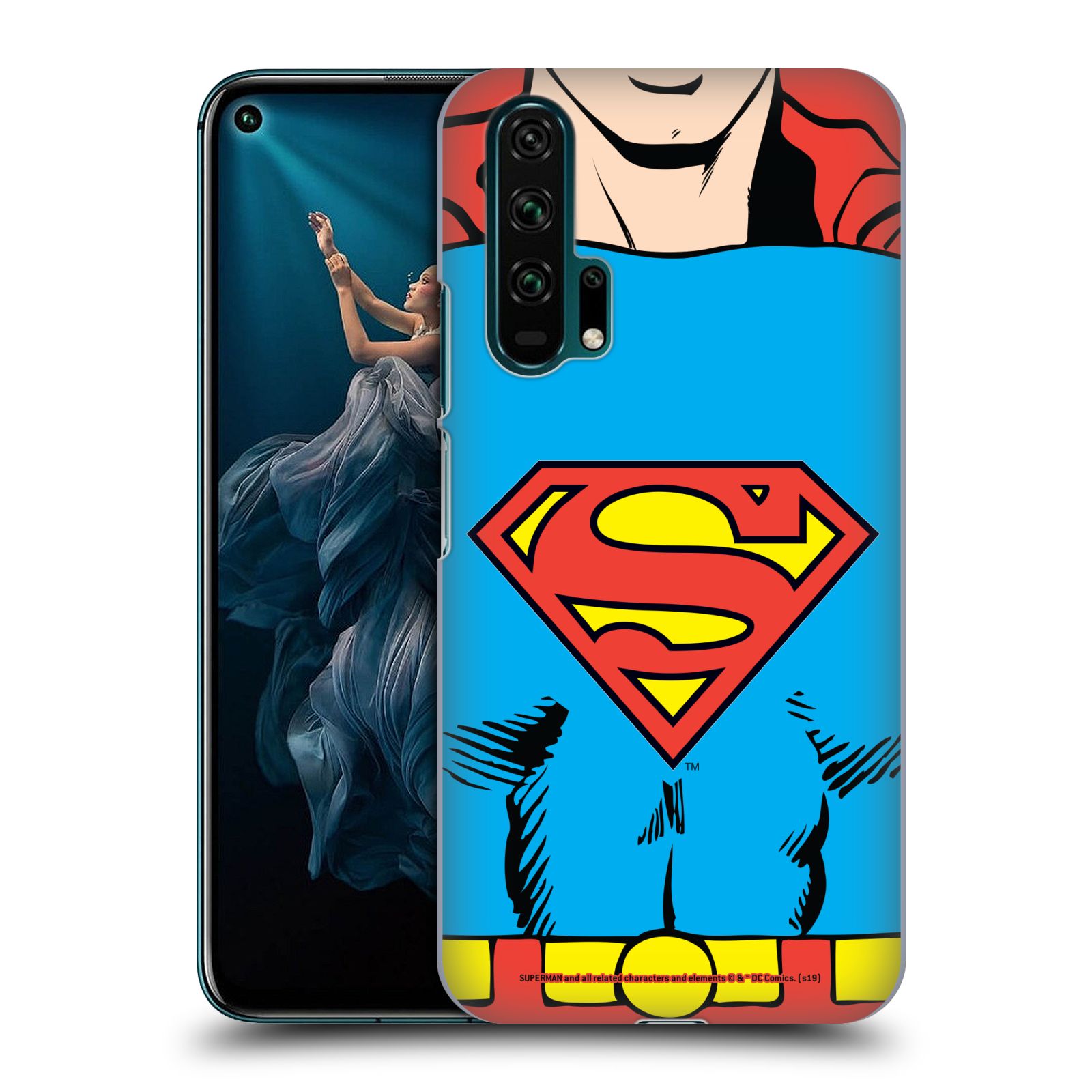 Pouzdro na mobil HONOR 20 PRO - HEAD CASE - DC komix Superman v obleku