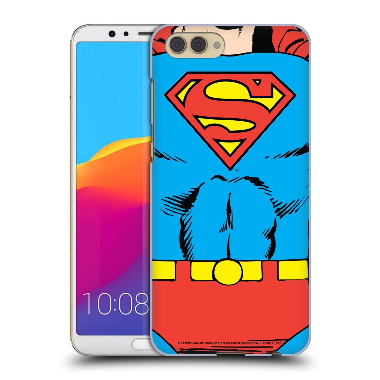 Pouzdro na mobil HONOR View 10 / V10 - HEAD CASE - DC komix Superman v obleku