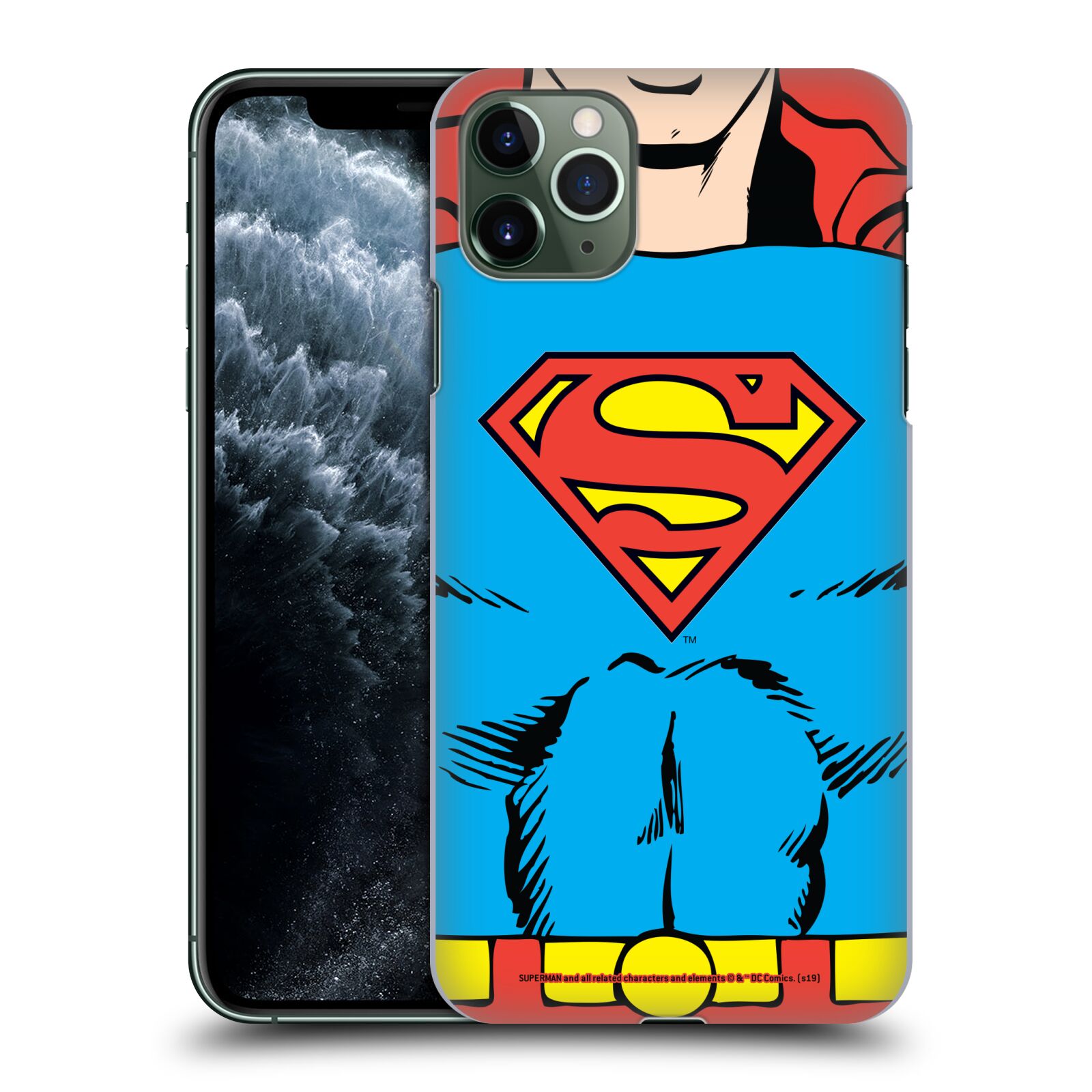 Pouzdro na mobil Apple Iphone 11 PRO MAX - HEAD CASE - DC komix Superman v obleku