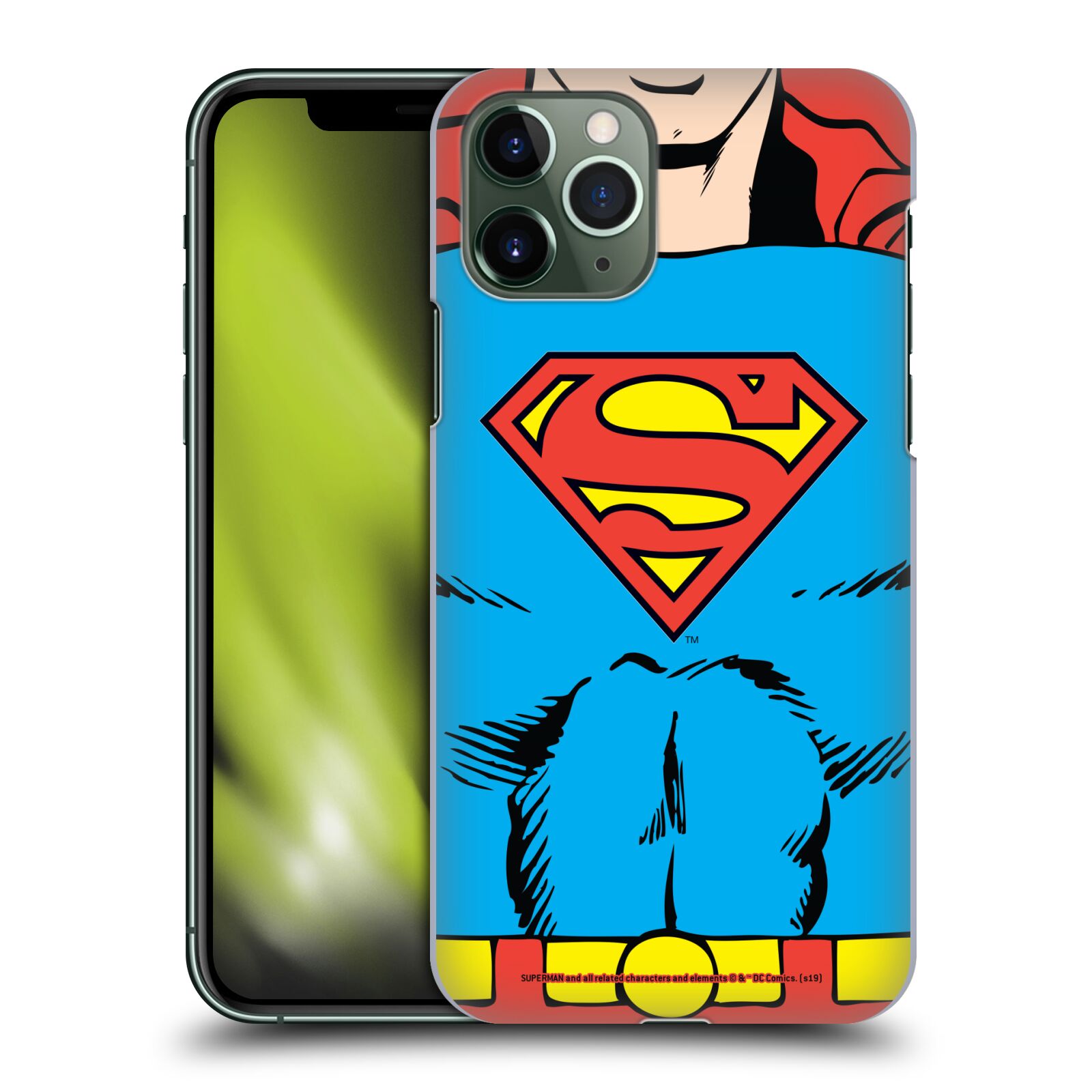 Pouzdro na mobil Apple Iphone 11 PRO - HEAD CASE - DC komix Superman v obleku