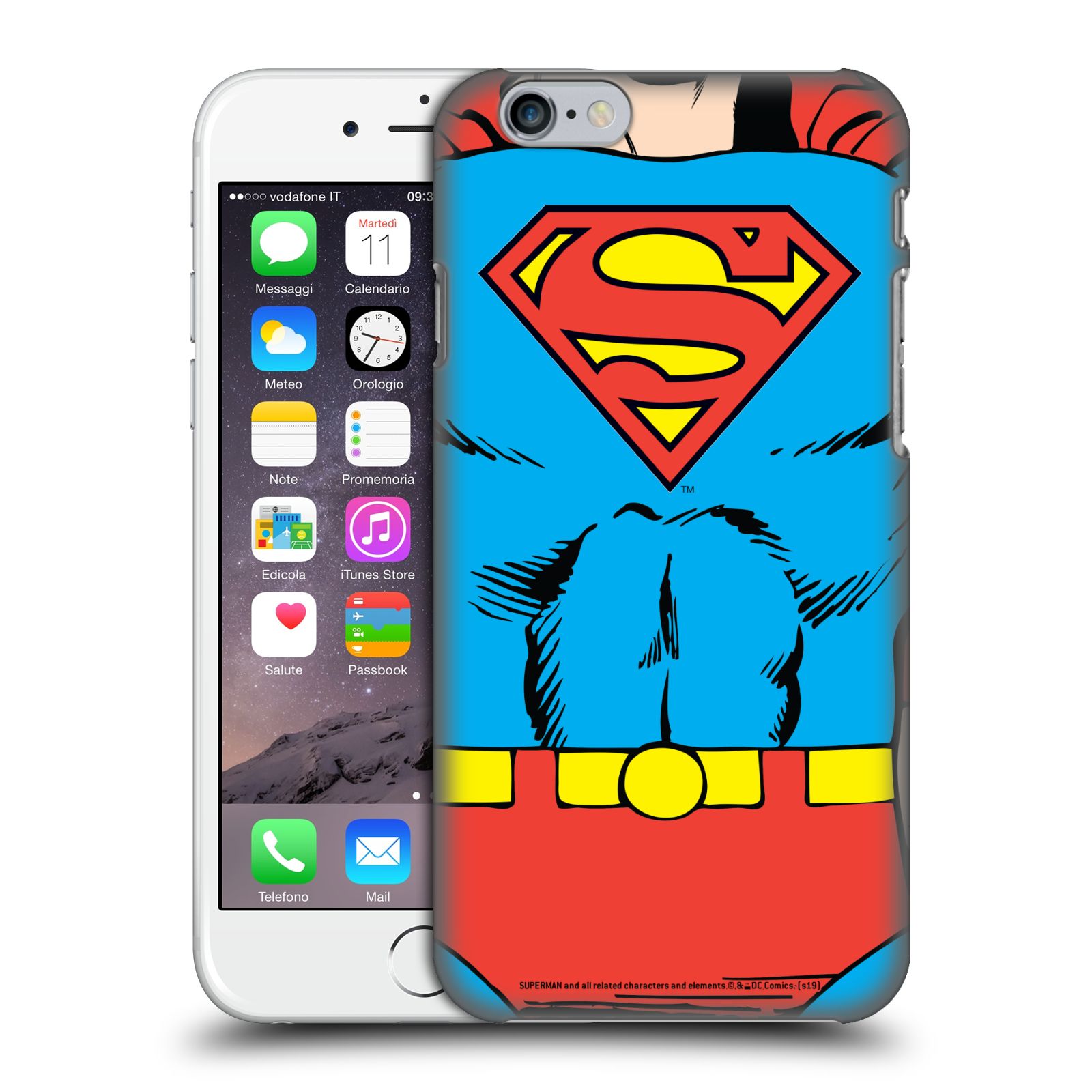 Pouzdro na mobil Apple Iphone 6/6S - HEAD CASE - DC komix Superman v obleku