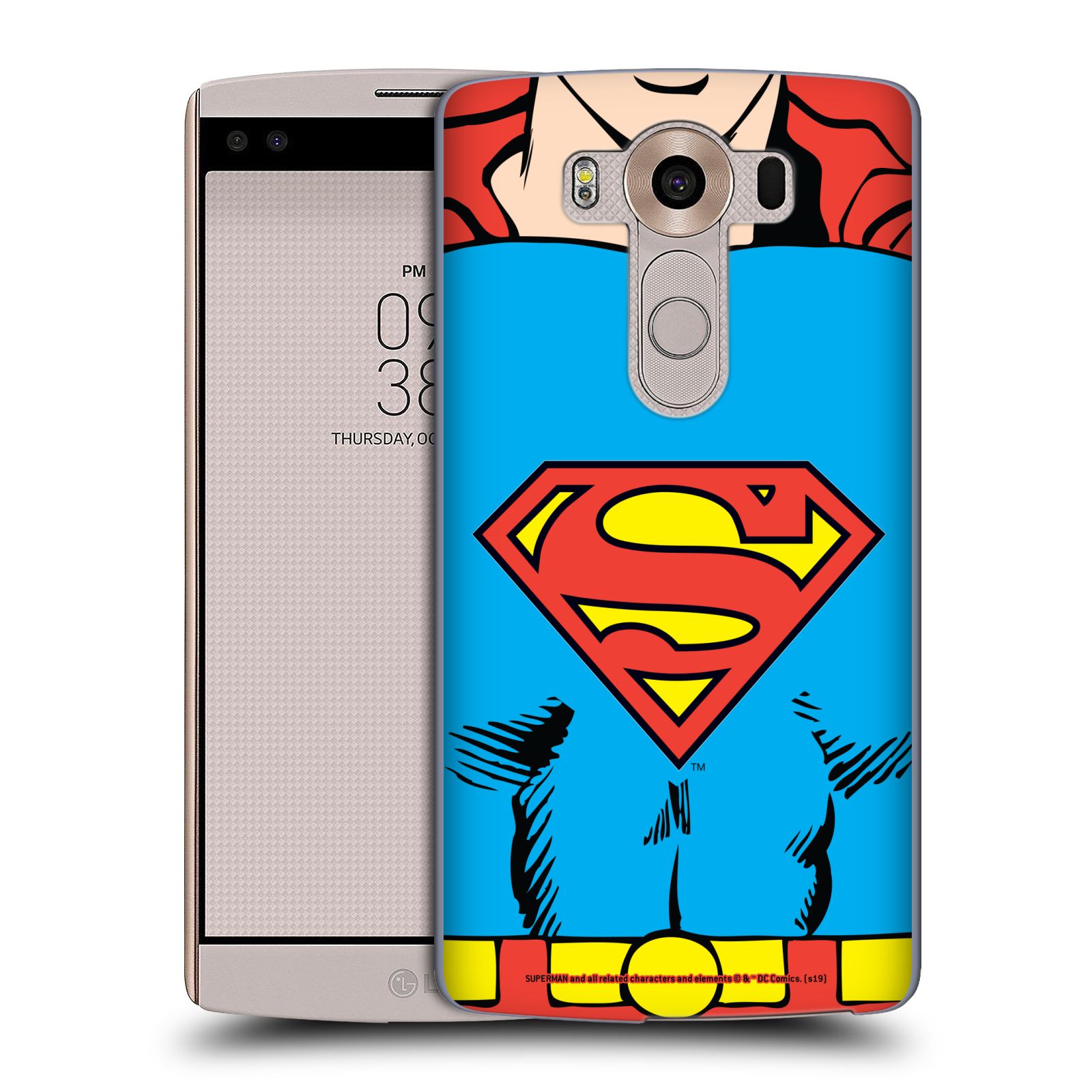 Pouzdro na mobil LG V10 - HEAD CASE - DC komix Superman v obleku