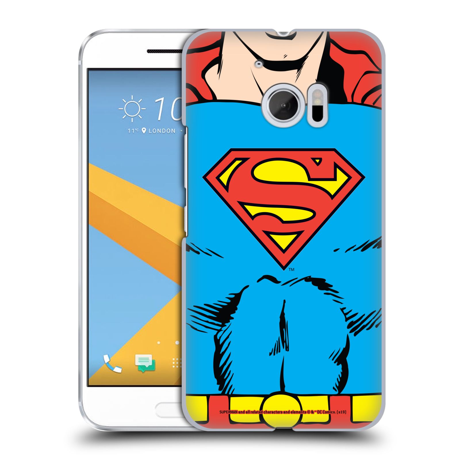 Pouzdro na mobil HTC 10 - HEAD CASE - DC komix Superman v obleku