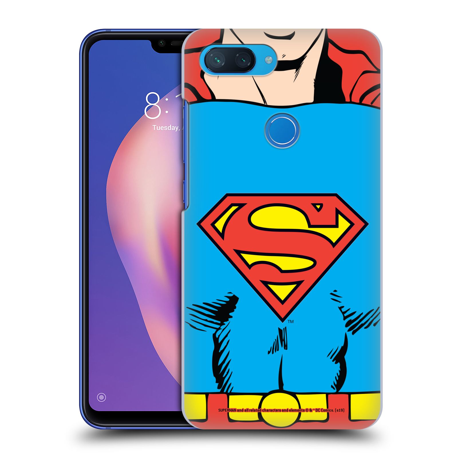 Pouzdro na mobil Xiaomi  Mi 8 Lite - HEAD CASE - DC komix Superman v obleku