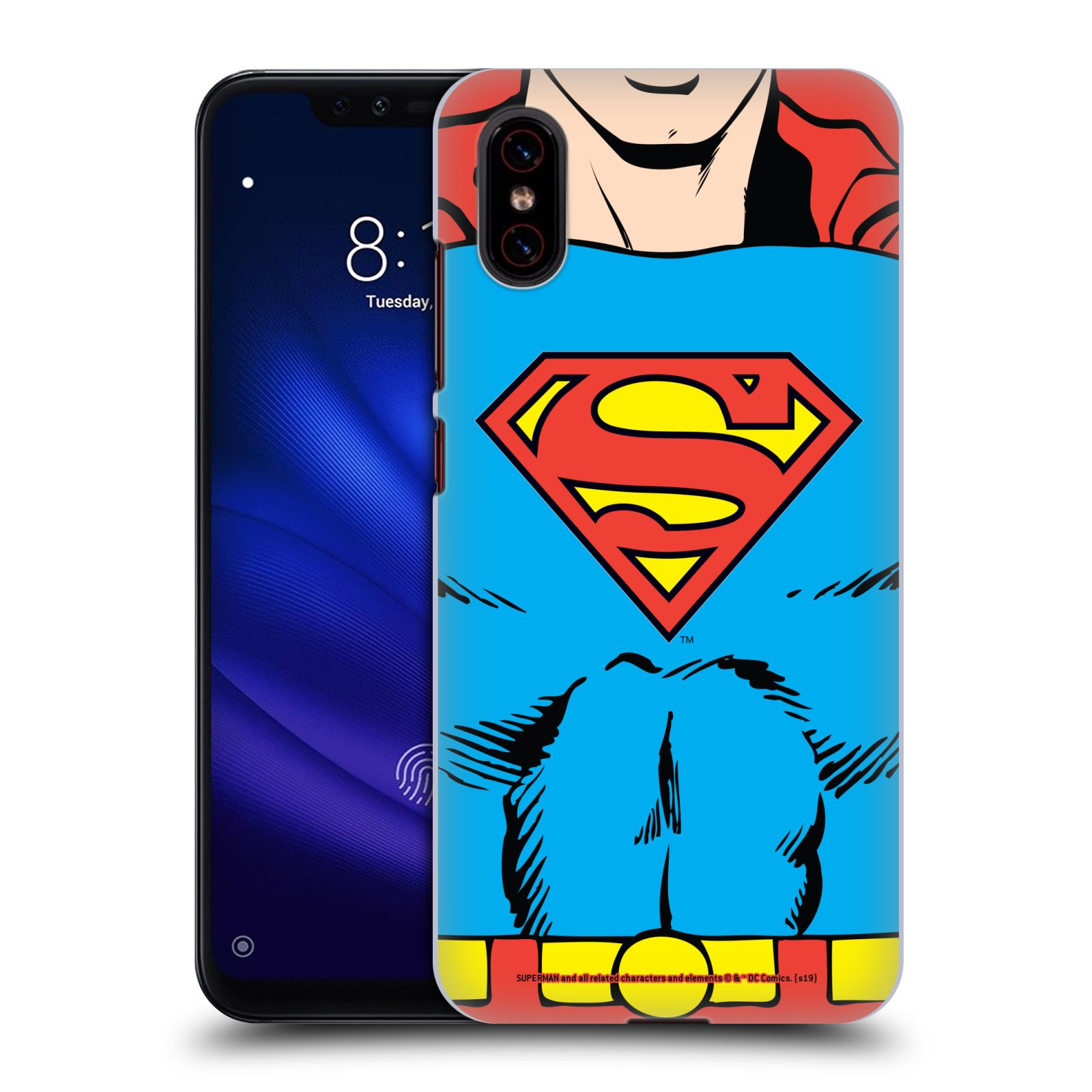 Pouzdro na mobil Xiaomi  Mi 8 PRO - HEAD CASE - DC komix Superman v obleku