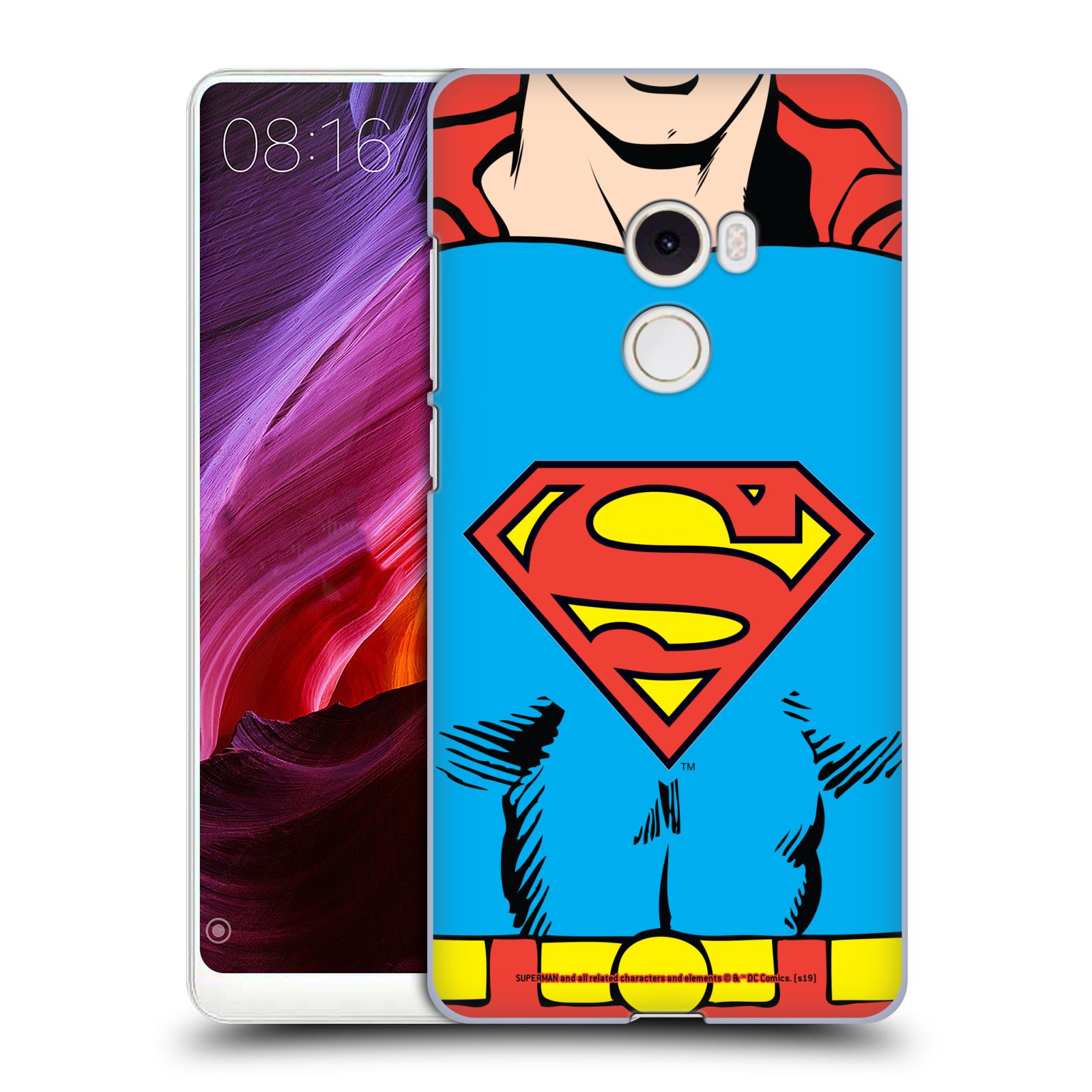 Pouzdro na mobil Xiaomi Mi Mix 2 - HEAD CASE - DC komix Superman v obleku