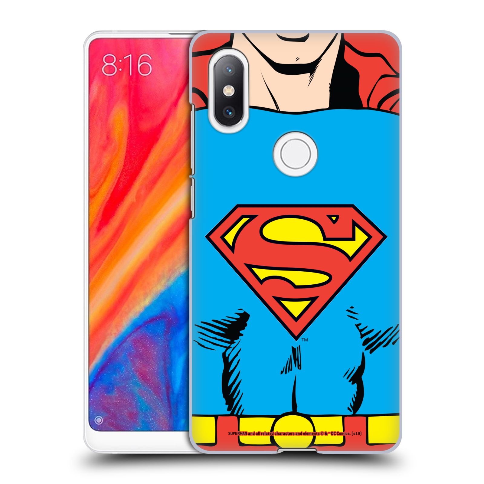 Pouzdro na mobil Xiaomi Mi Mix 2S - HEAD CASE - DC komix Superman v obleku