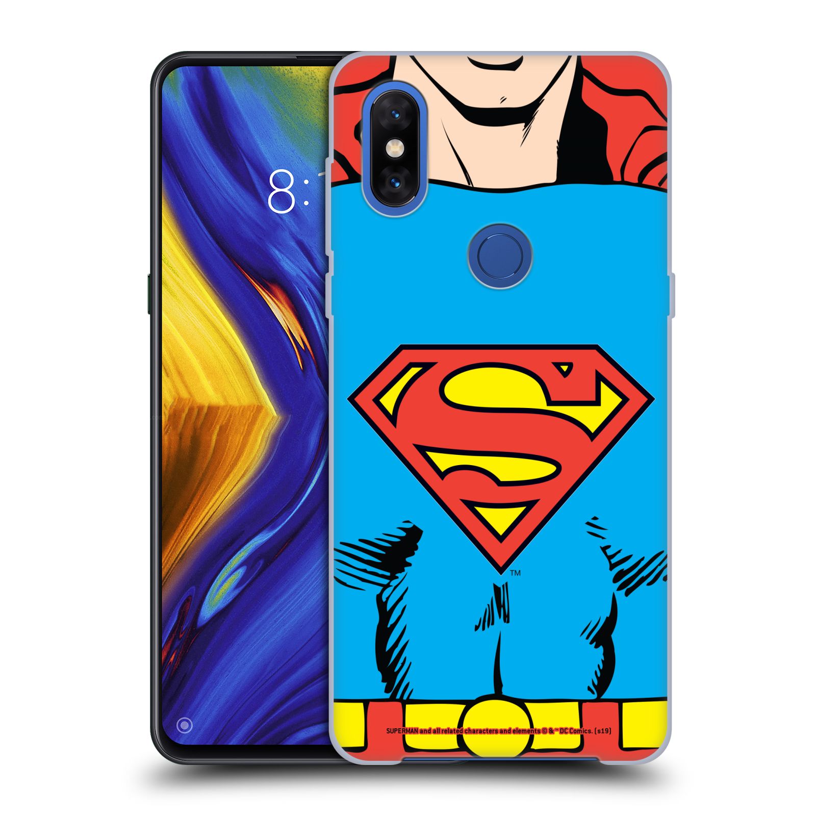 Pouzdro na mobil Xiaomi Mi Mix 3 - HEAD CASE - DC komix Superman v obleku