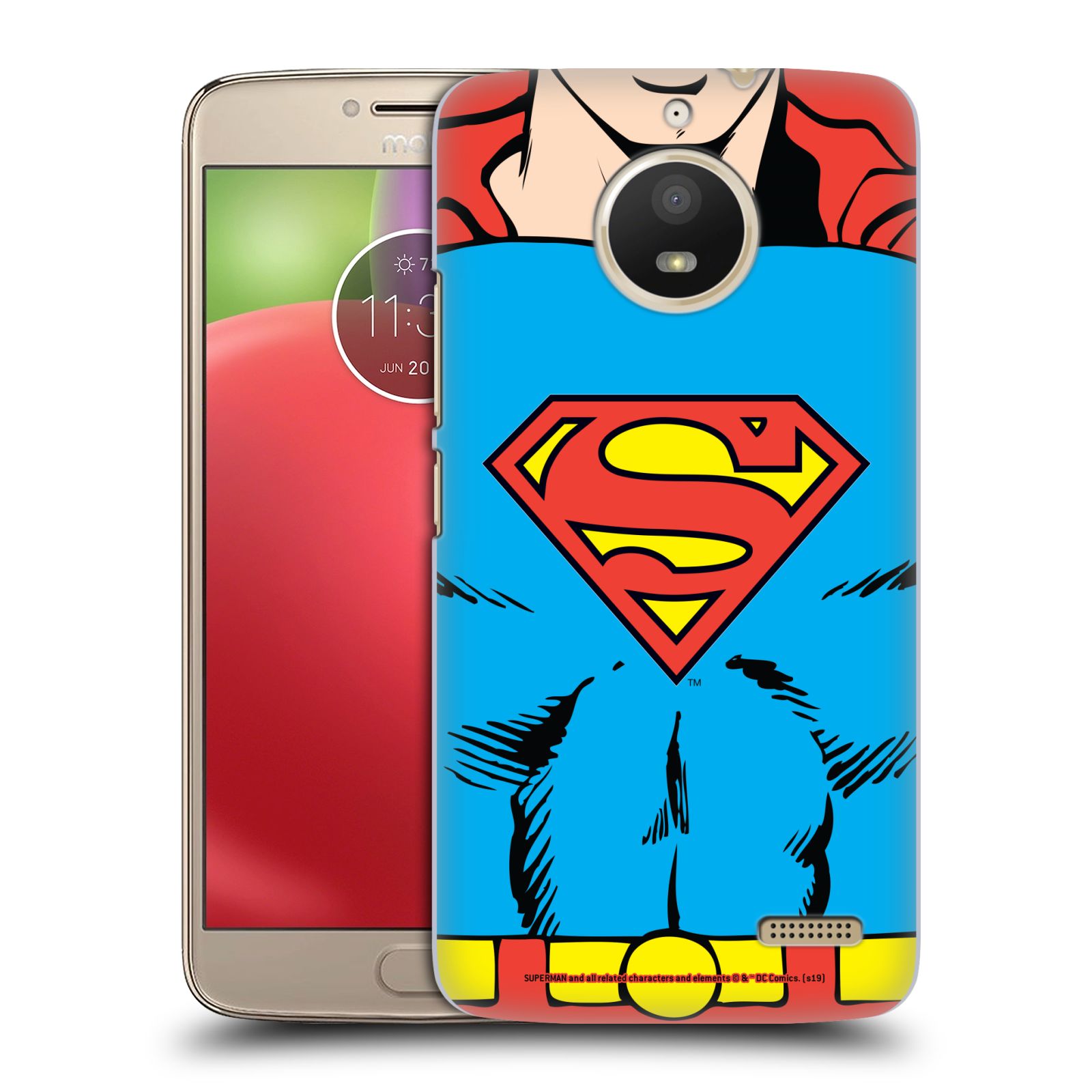 Pouzdro na mobil Lenovo Moto E4 - HEAD CASE - DC komix Superman v obleku