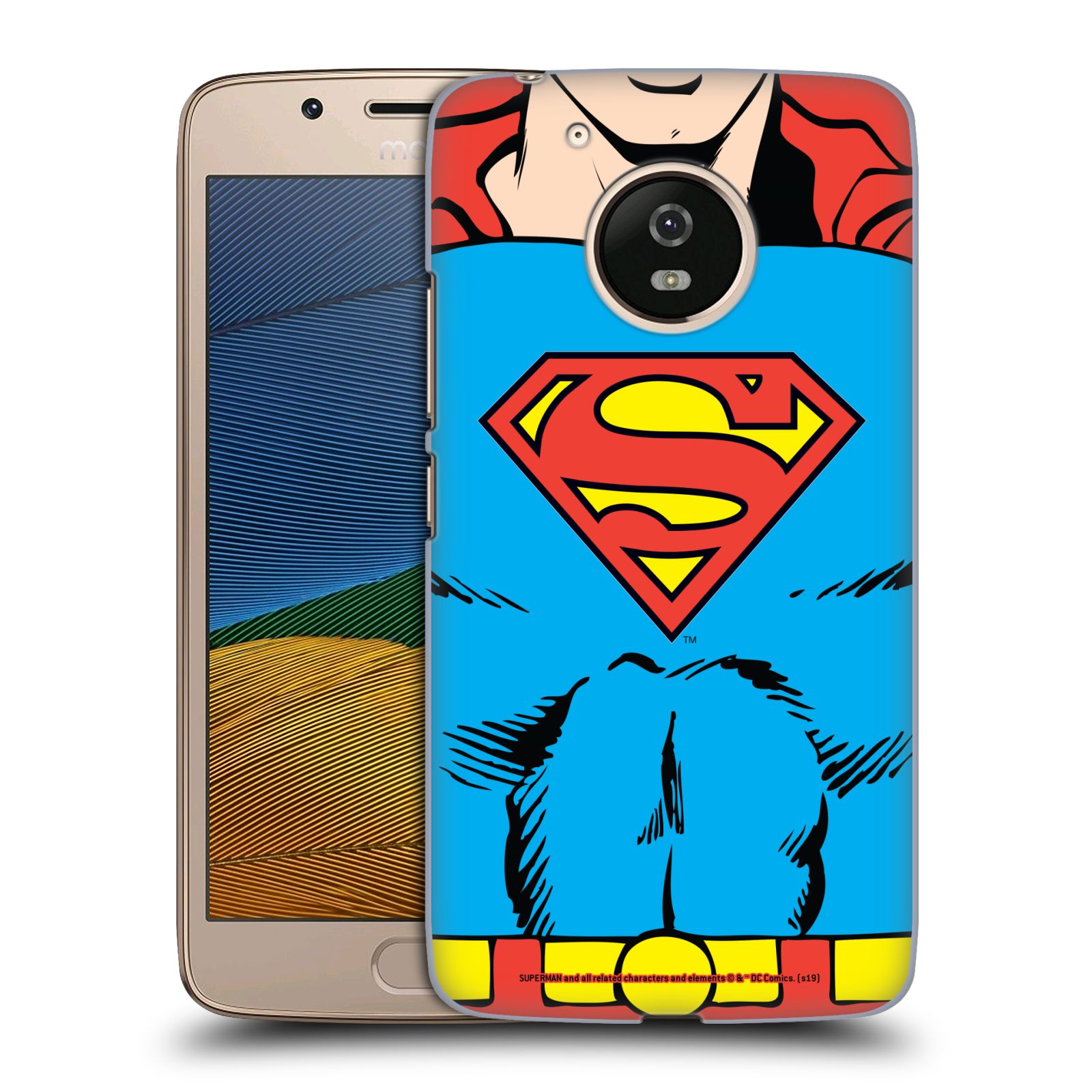 Pouzdro na mobil Lenovo Moto G5 - HEAD CASE - DC komix Superman v obleku