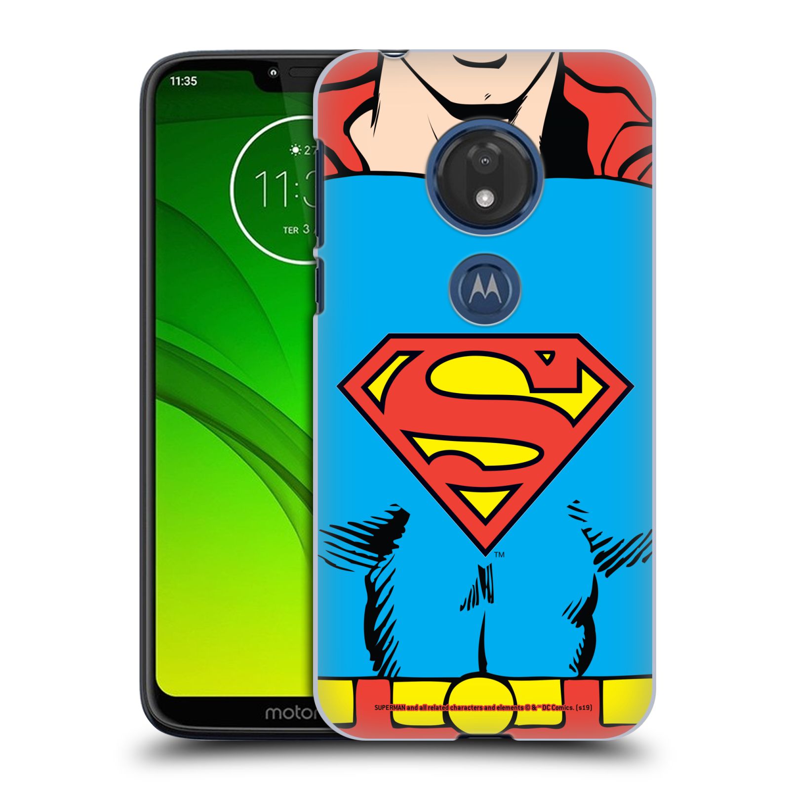 Pouzdro na mobil Motorola Moto G7 Play - HEAD CASE - DC komix Superman v obleku