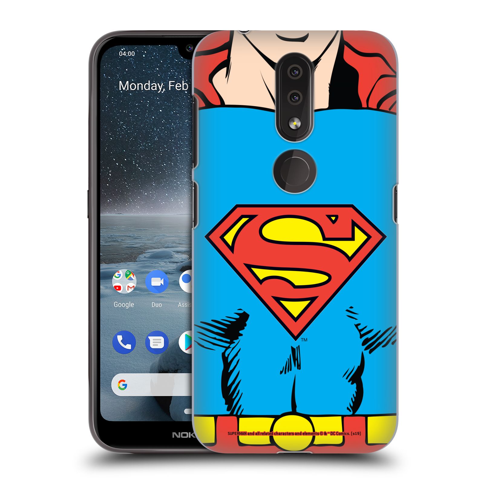 Pouzdro na mobil Nokia 4.2 - HEAD CASE - DC komix Superman v obleku