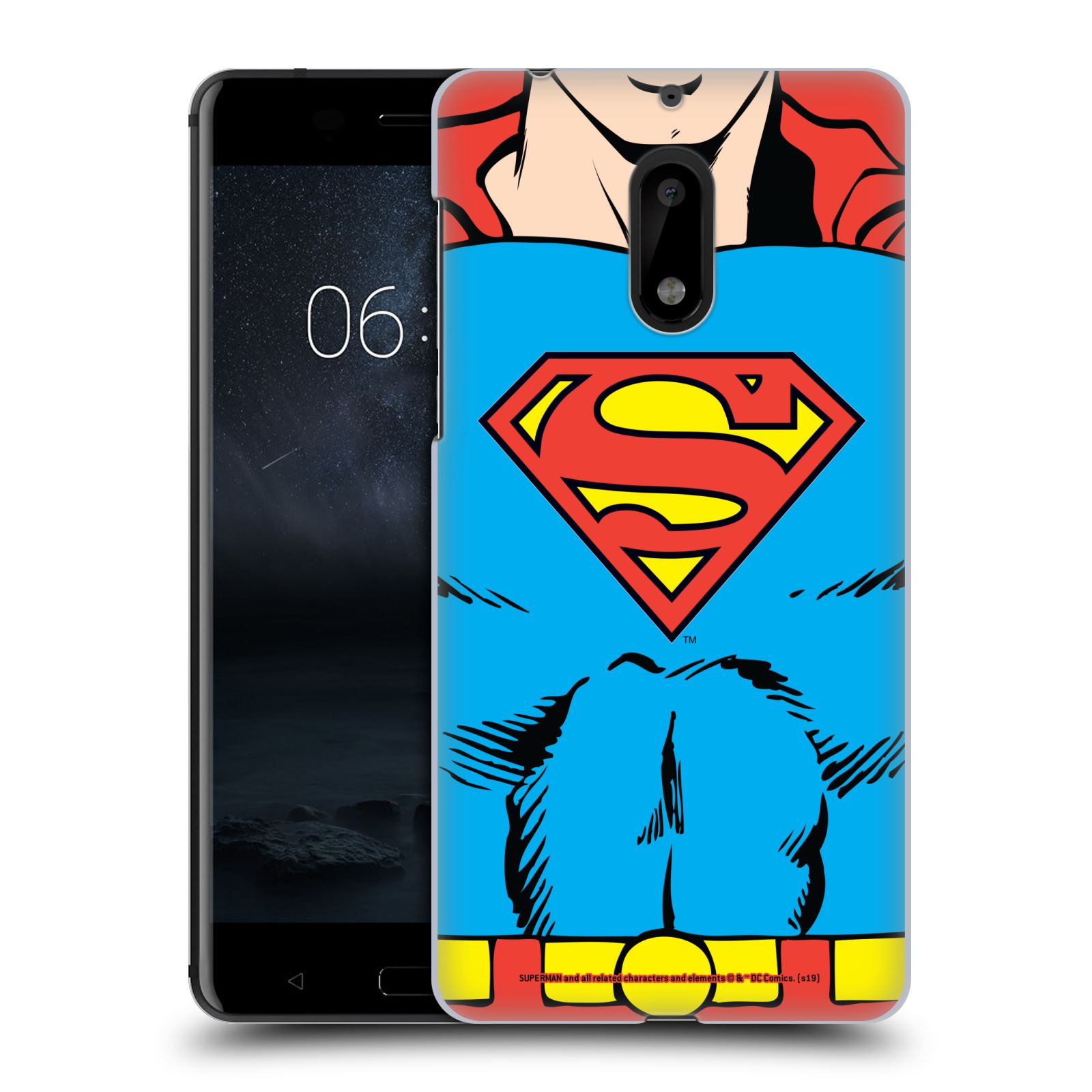 Pouzdro na mobil Nokia 6 - HEAD CASE - DC komix Superman v obleku