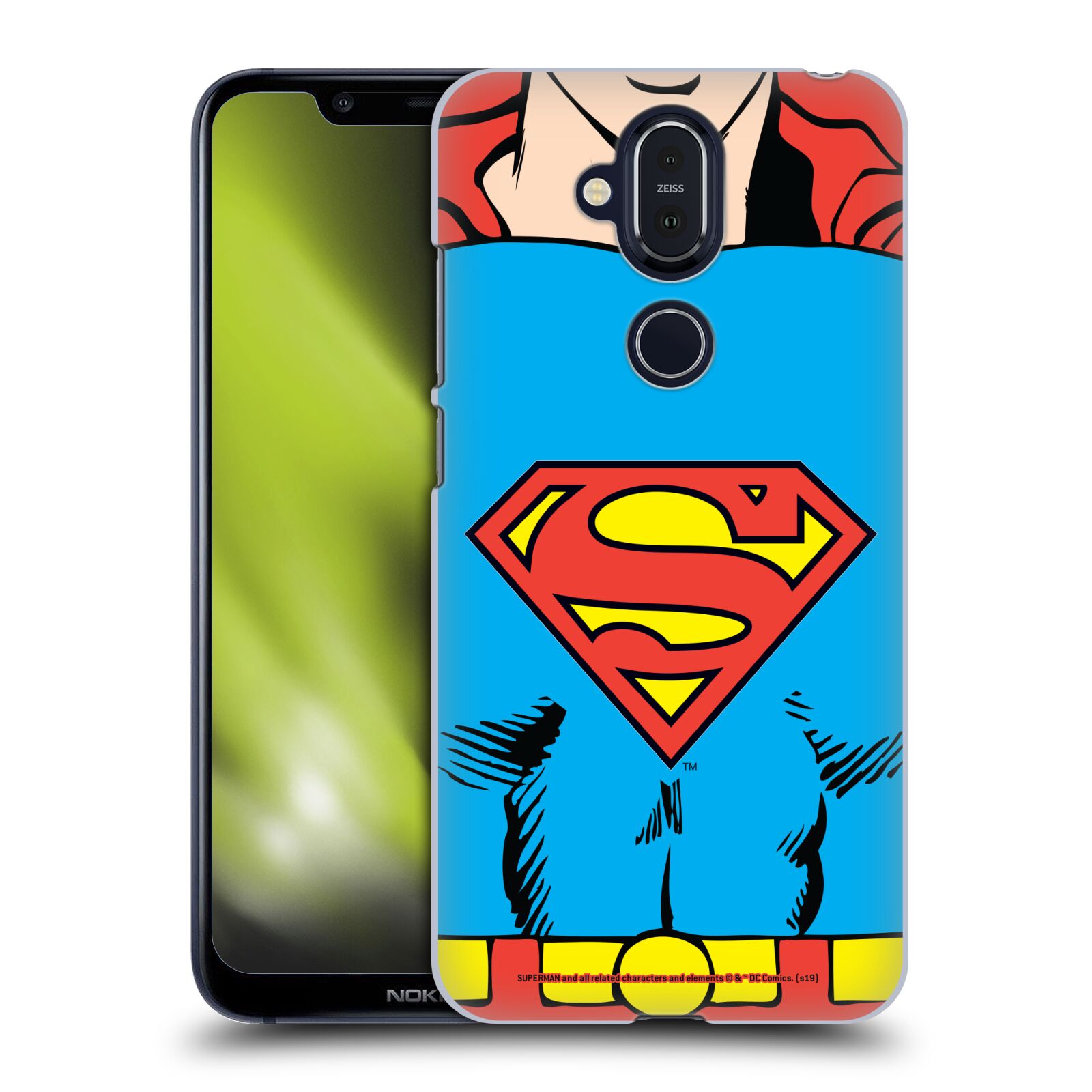 Pouzdro na mobil NOKIA 8.1 - HEAD CASE - DC komix Superman v obleku