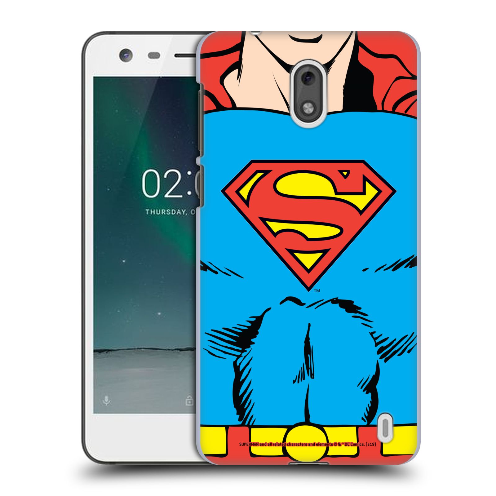 Pouzdro na mobil Nokia 2 - HEAD CASE - DC komix Superman v obleku