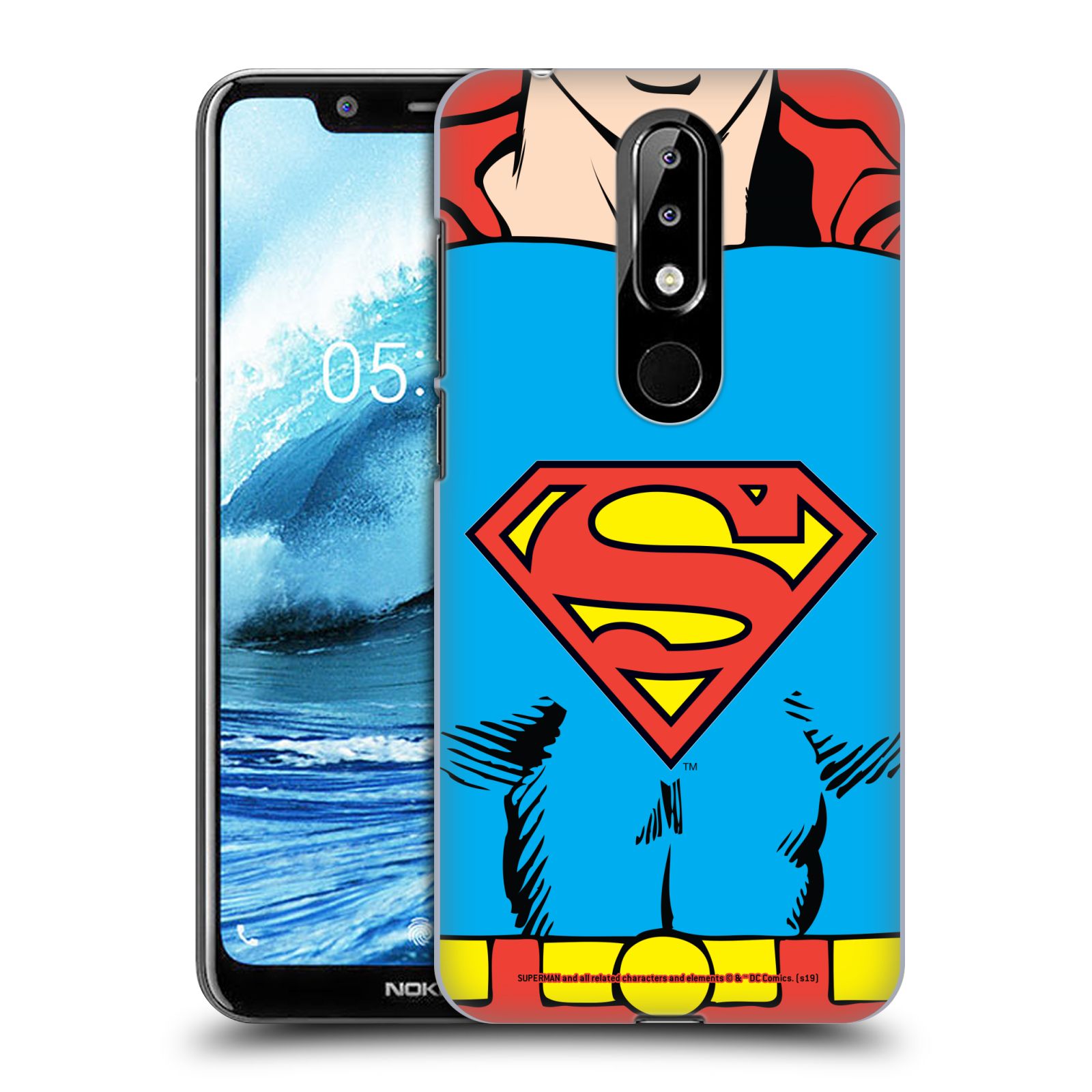 Pouzdro na mobil Nokia 5.1 PLUS - HEAD CASE - DC komix Superman v obleku