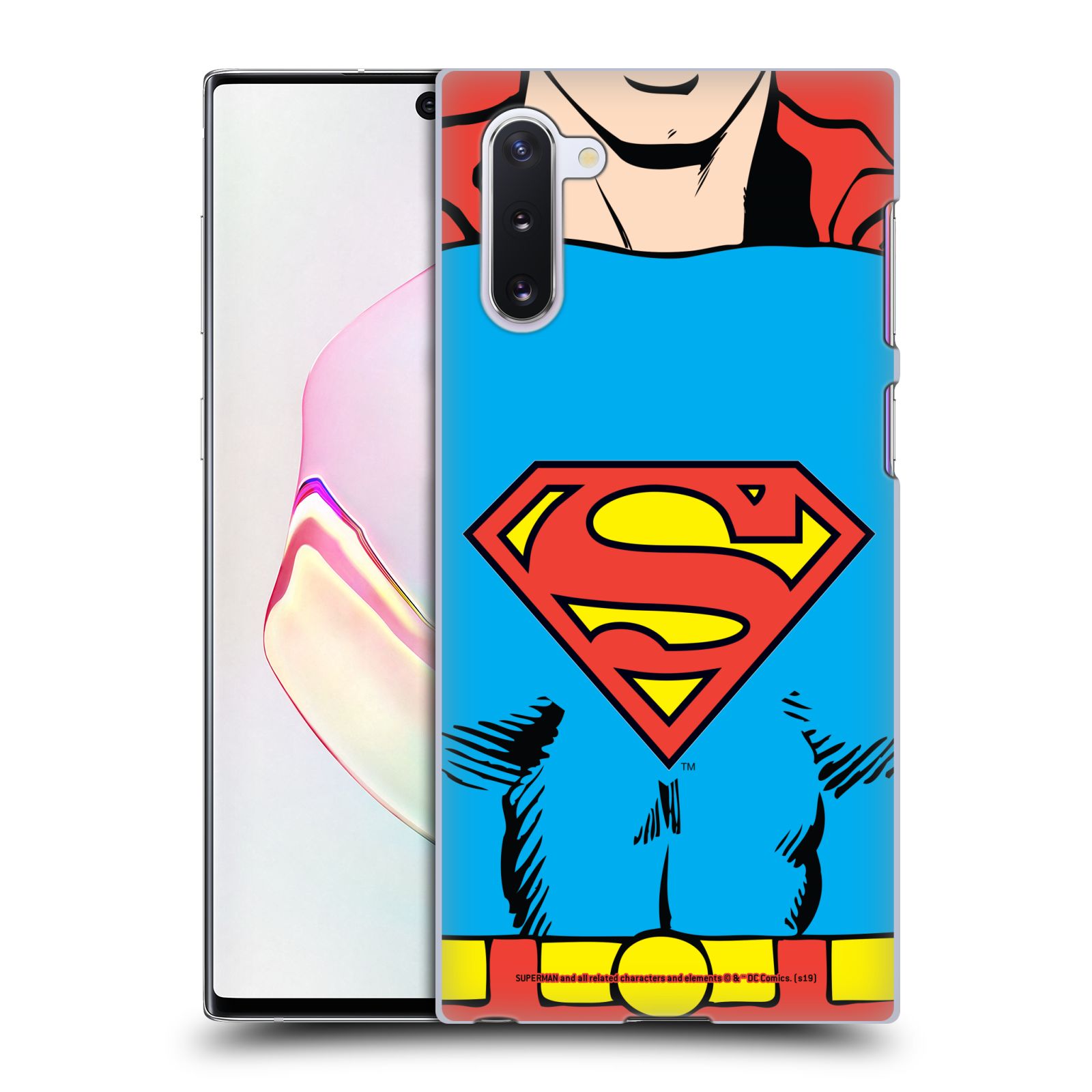 Pouzdro na mobil Samsung Galaxy Note 10 - HEAD CASE - DC komix Superman v obleku