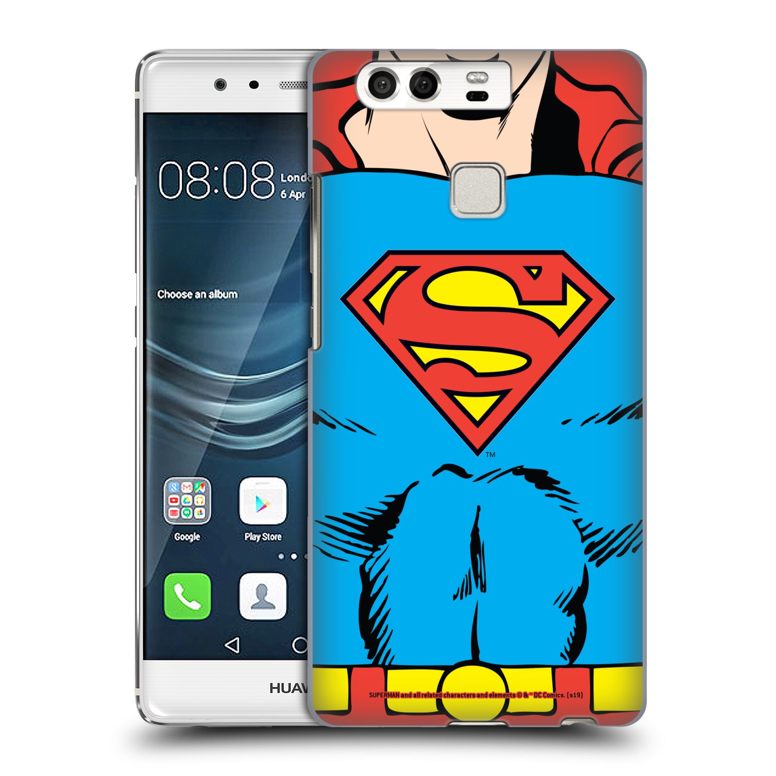 Pouzdro na mobil Huawei P9 / P9 DUAL SIM - HEAD CASE - DC komix Superman v obleku
