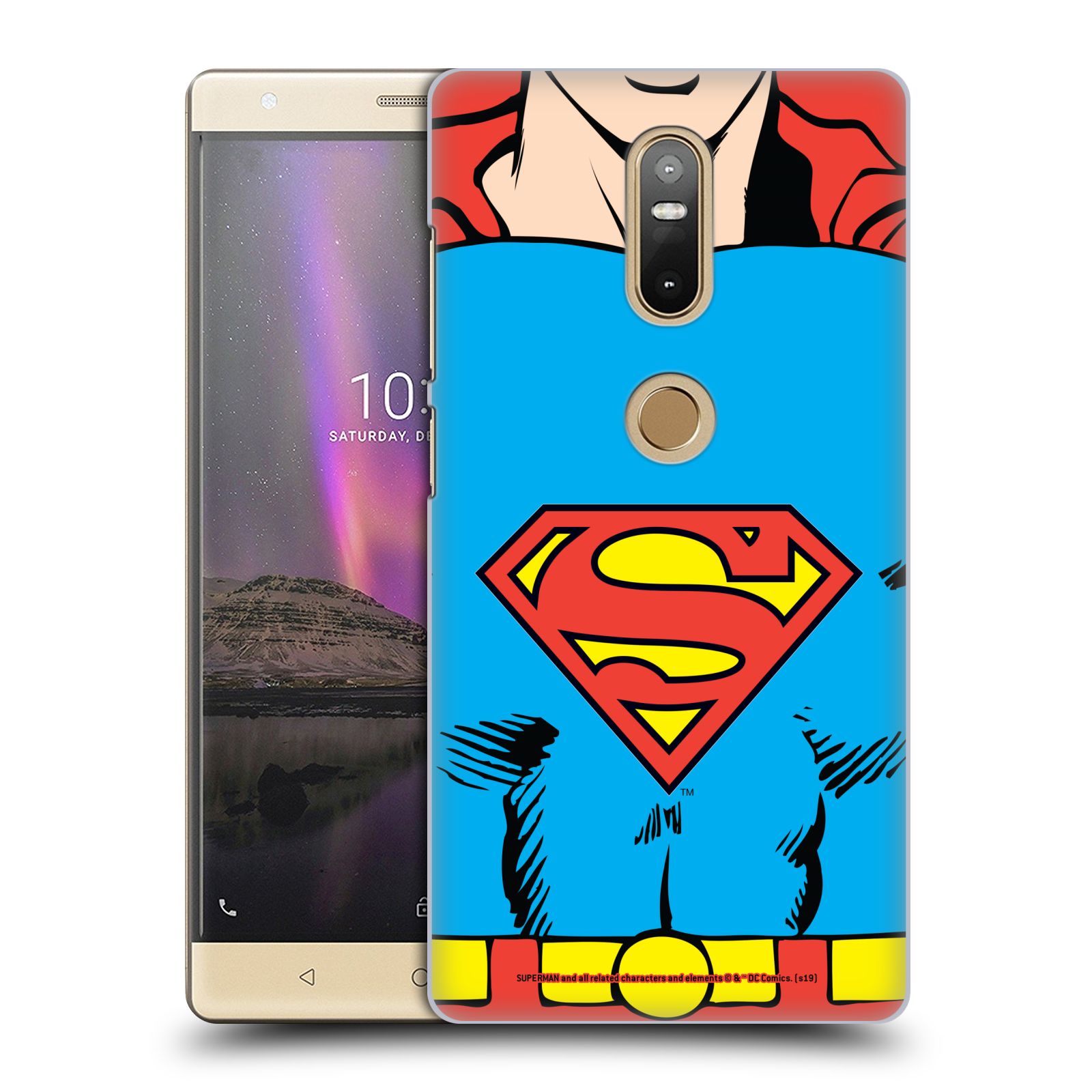 Pouzdro na mobil Lenovo Phab 2 PLUS - HEAD CASE - DC komix Superman v obleku
