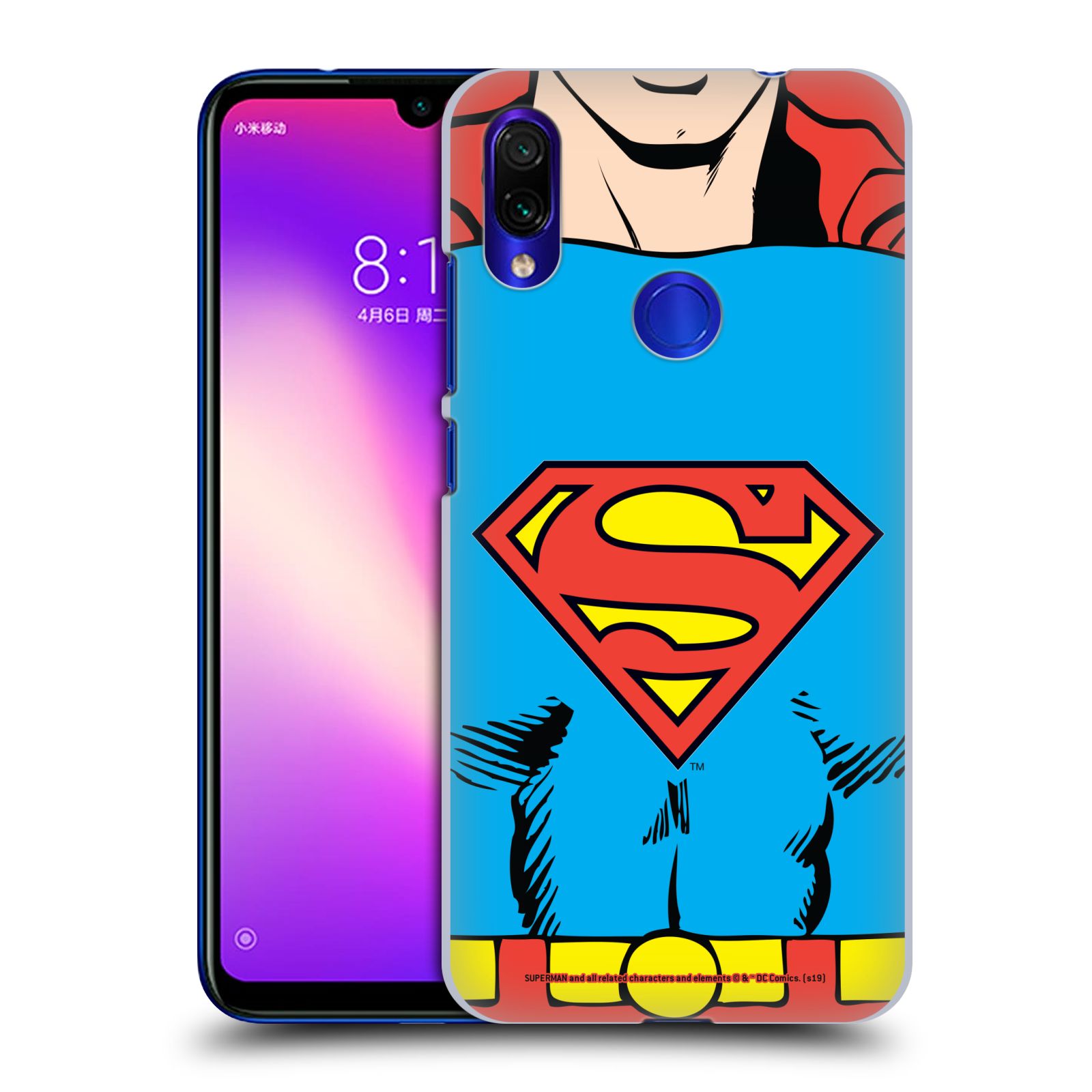 Pouzdro na mobil Xiaomi Redmi Note 7 - HEAD CASE - DC komix Superman v obleku