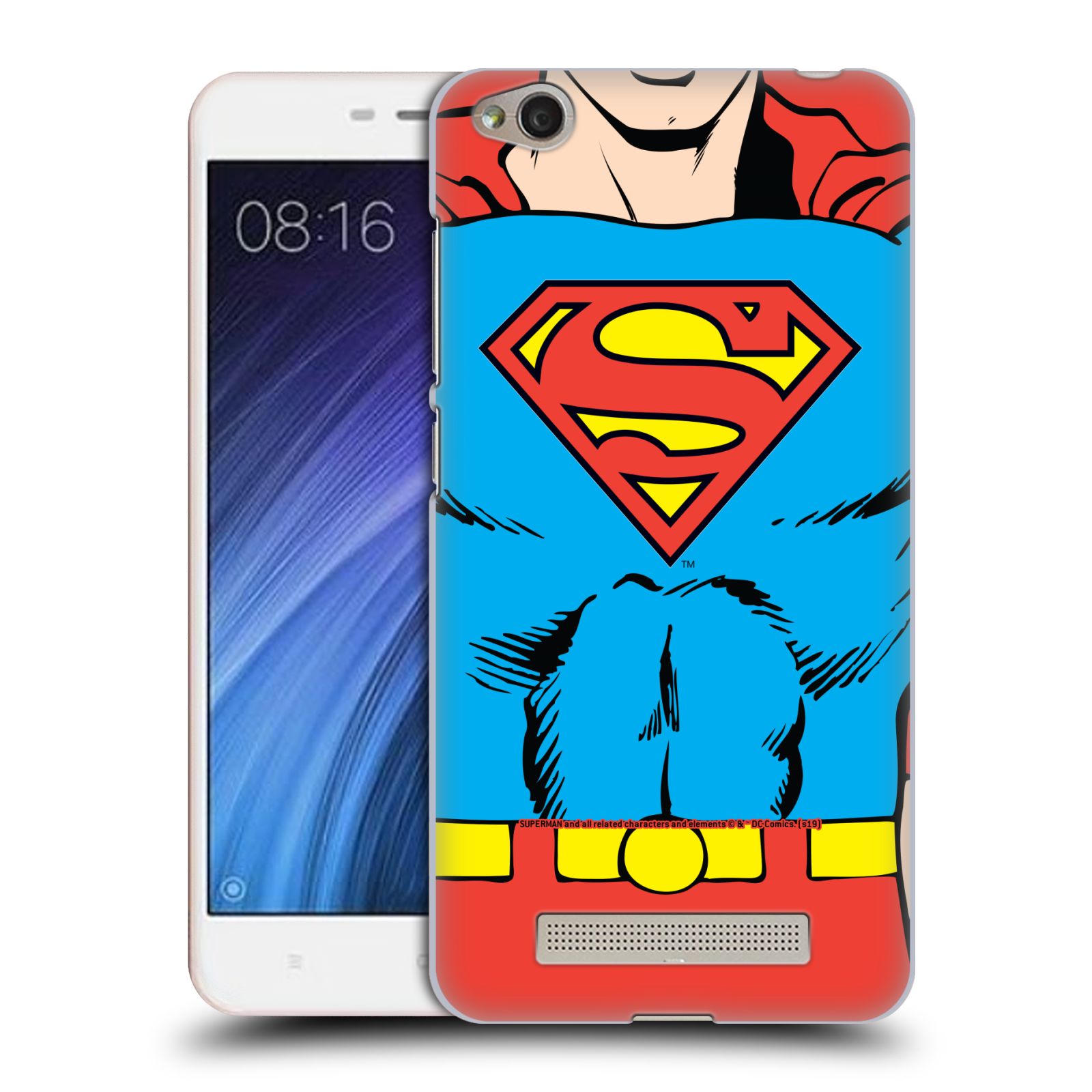 Pouzdro na mobil Xiaomi Redmi 4a - HEAD CASE - DC komix Superman v obleku