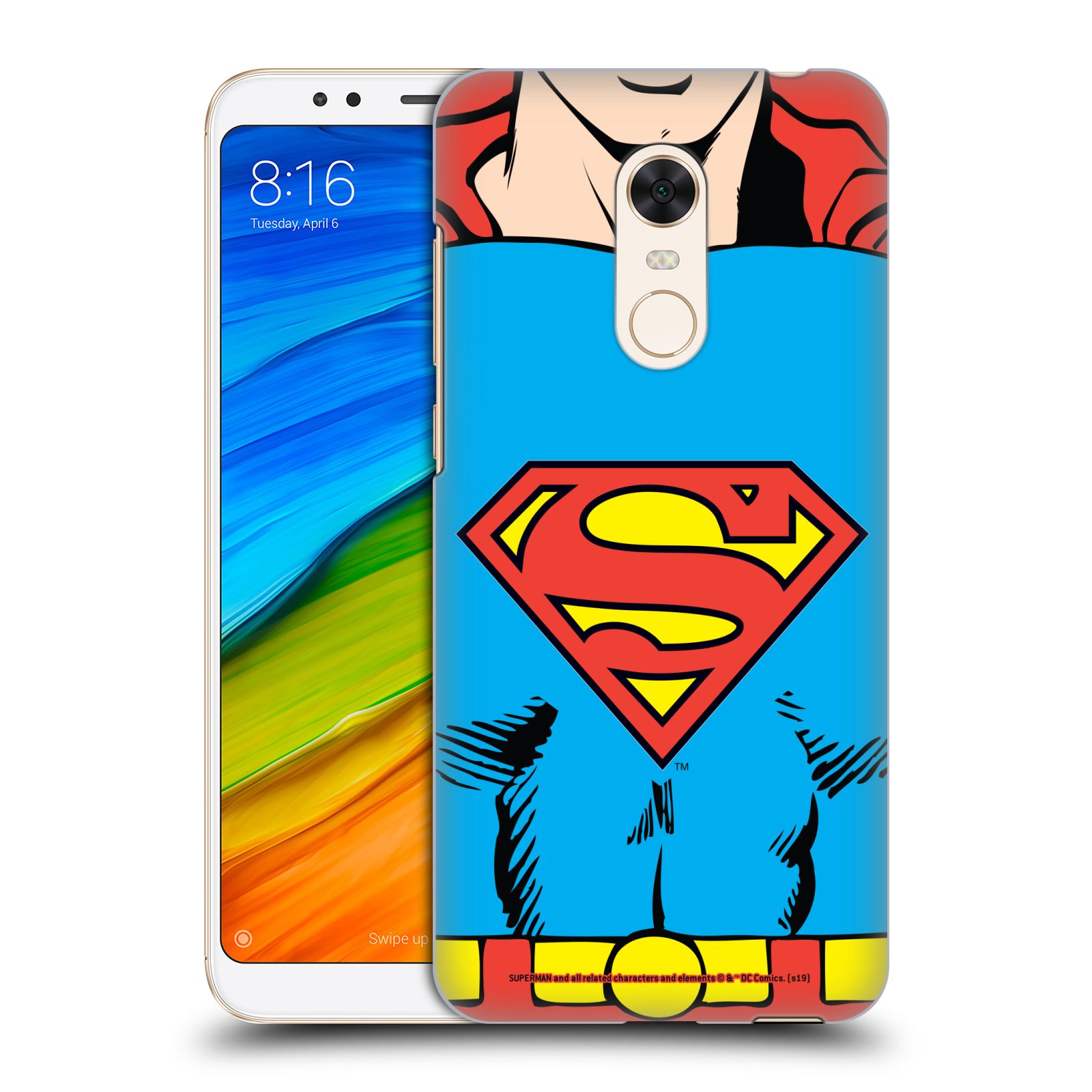 Pouzdro na mobil Xiaomi Redmi 5 PLUS (REDMI 5+) - HEAD CASE - DC komix Superman v obleku