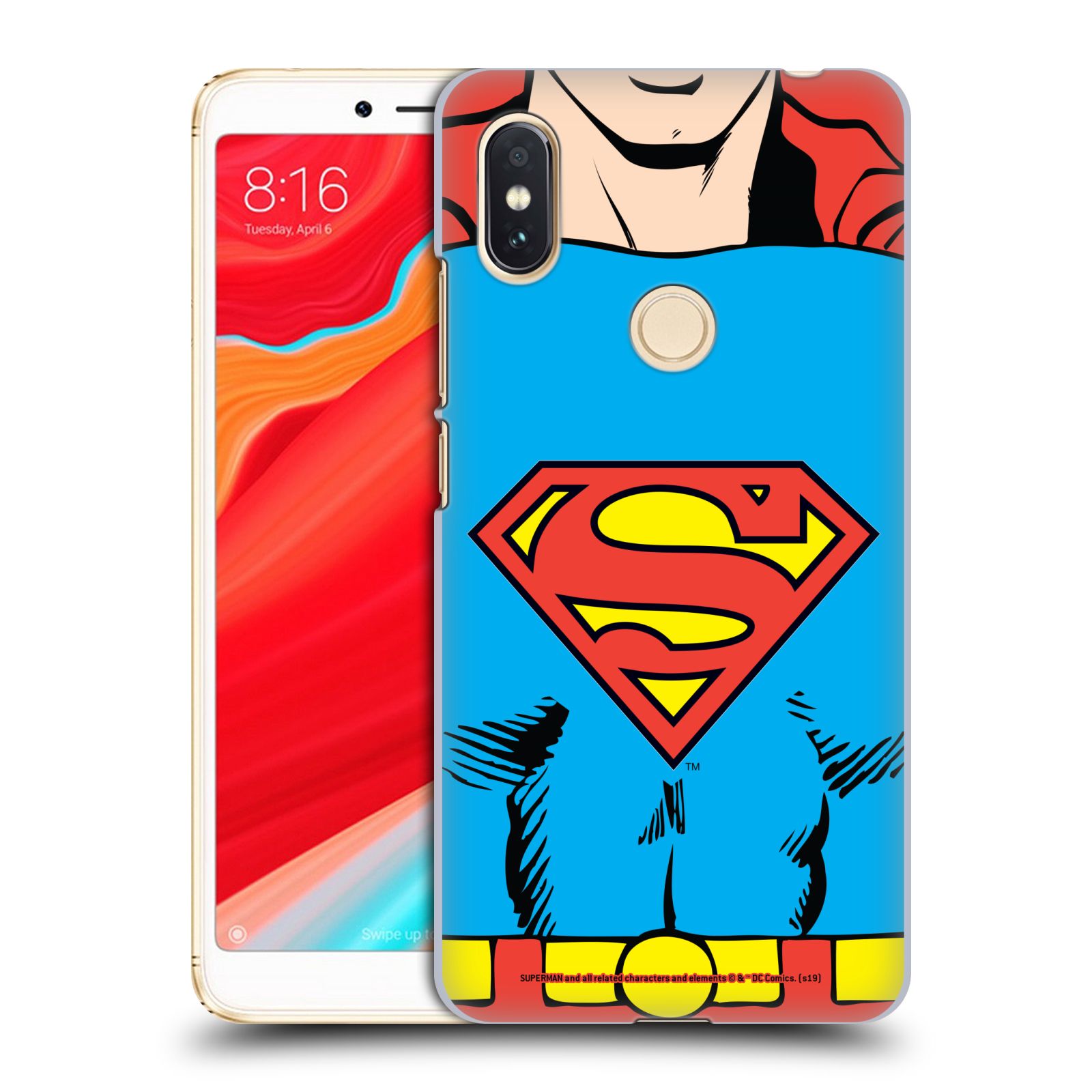 Pouzdro na mobil Xiaomi Redmi S2 - HEAD CASE - DC komix Superman v obleku