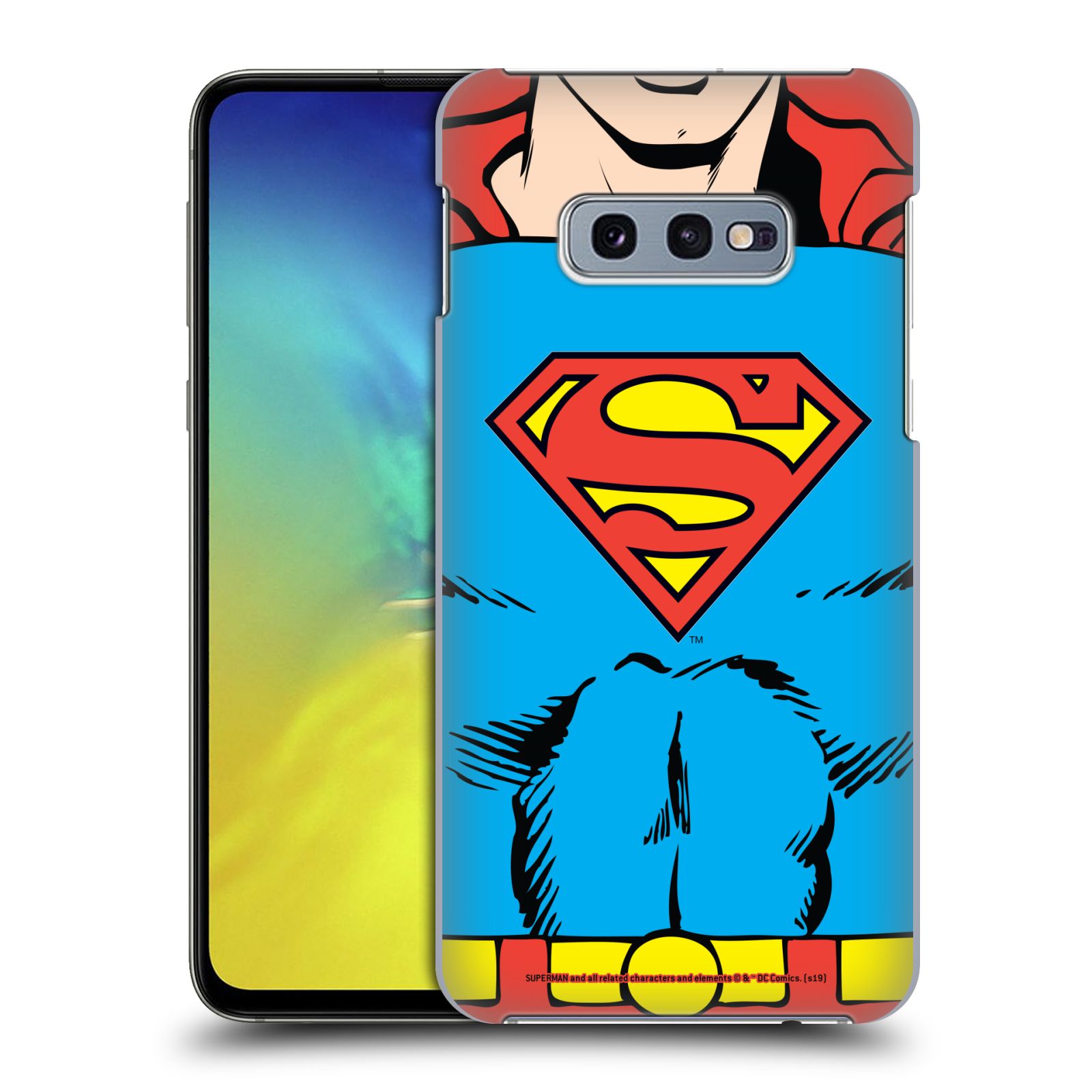 Pouzdro na mobil Samsung Galaxy S10e - HEAD CASE - DC komix Superman v obleku