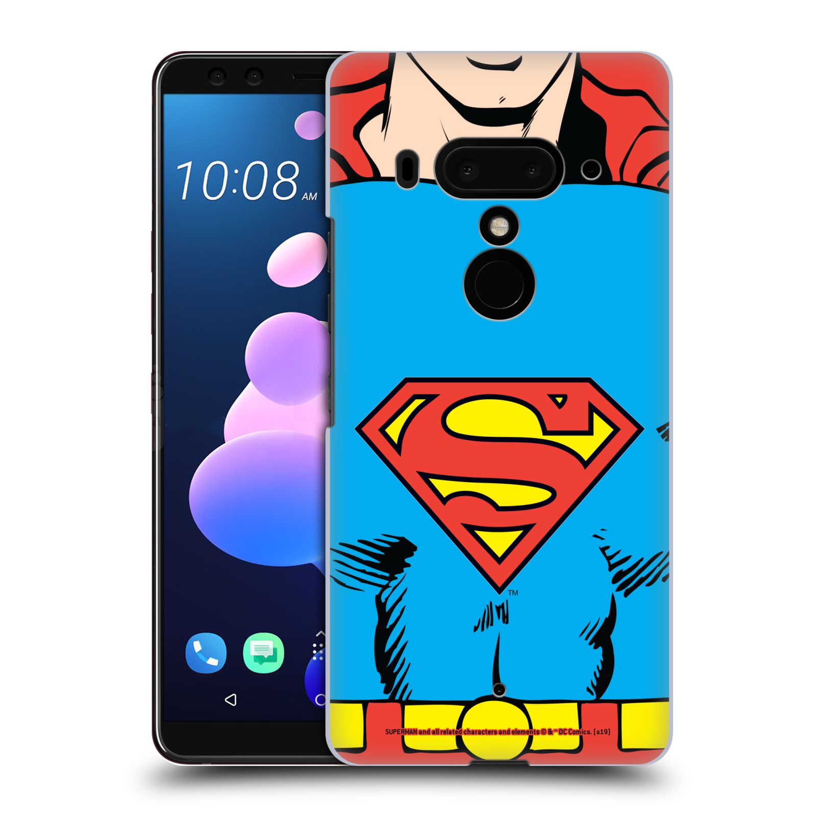 Pouzdro na mobil HTC U 12 PLUS / U 12+ DUAL SIM - HEAD CASE - DC komix Superman v obleku