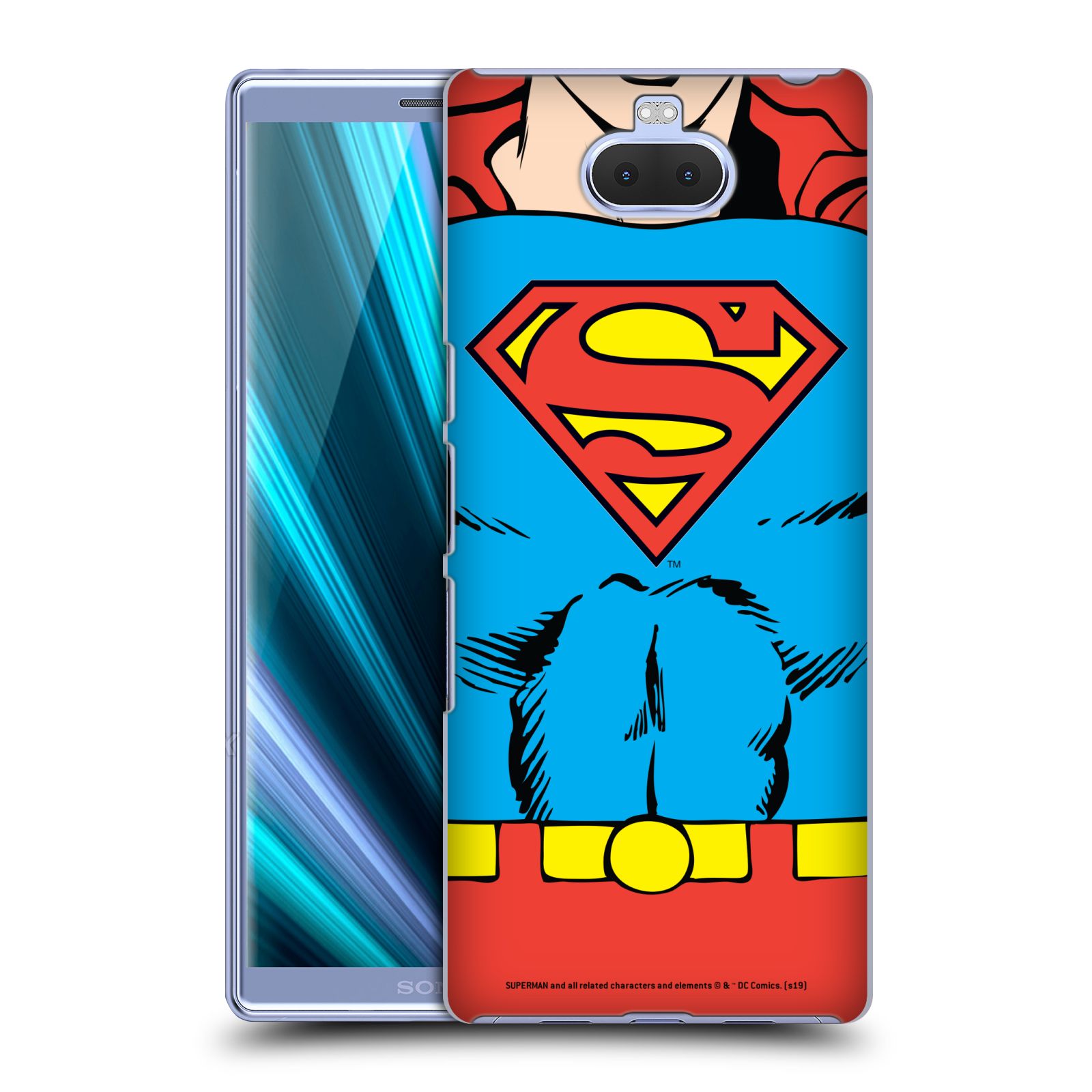 Pouzdro na mobil Sony Xperia 10 - HEAD CASE - DC komix Superman v obleku