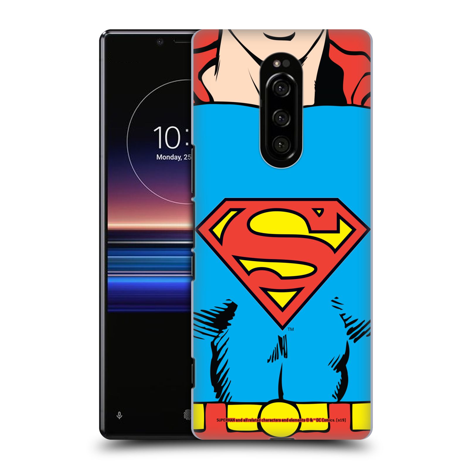 Pouzdro na mobil Sony Xperia 1 - HEAD CASE - DC komix Superman v obleku