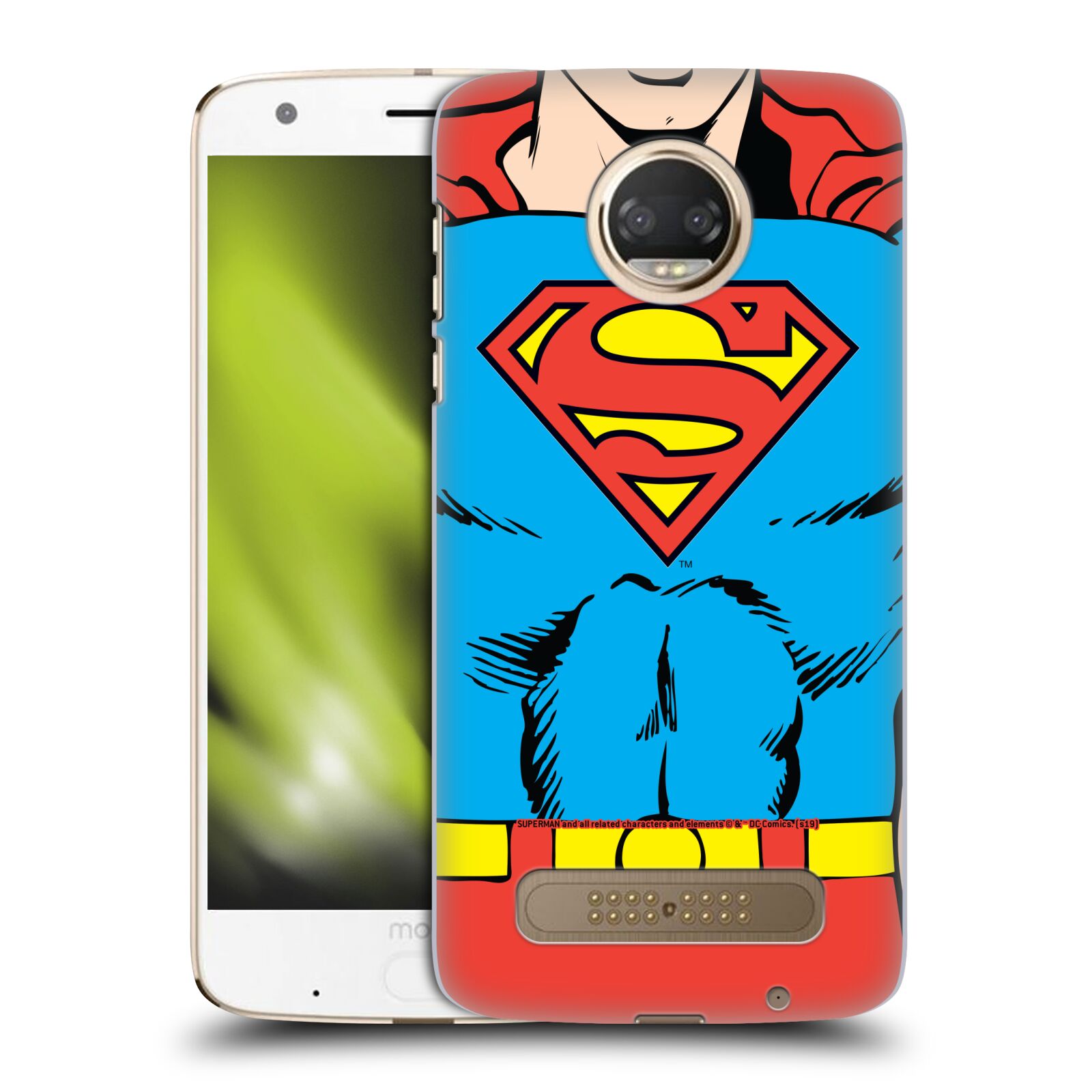 Pouzdro na mobil Motorola Moto Z2 PLAY - HEAD CASE - DC komix Superman v obleku