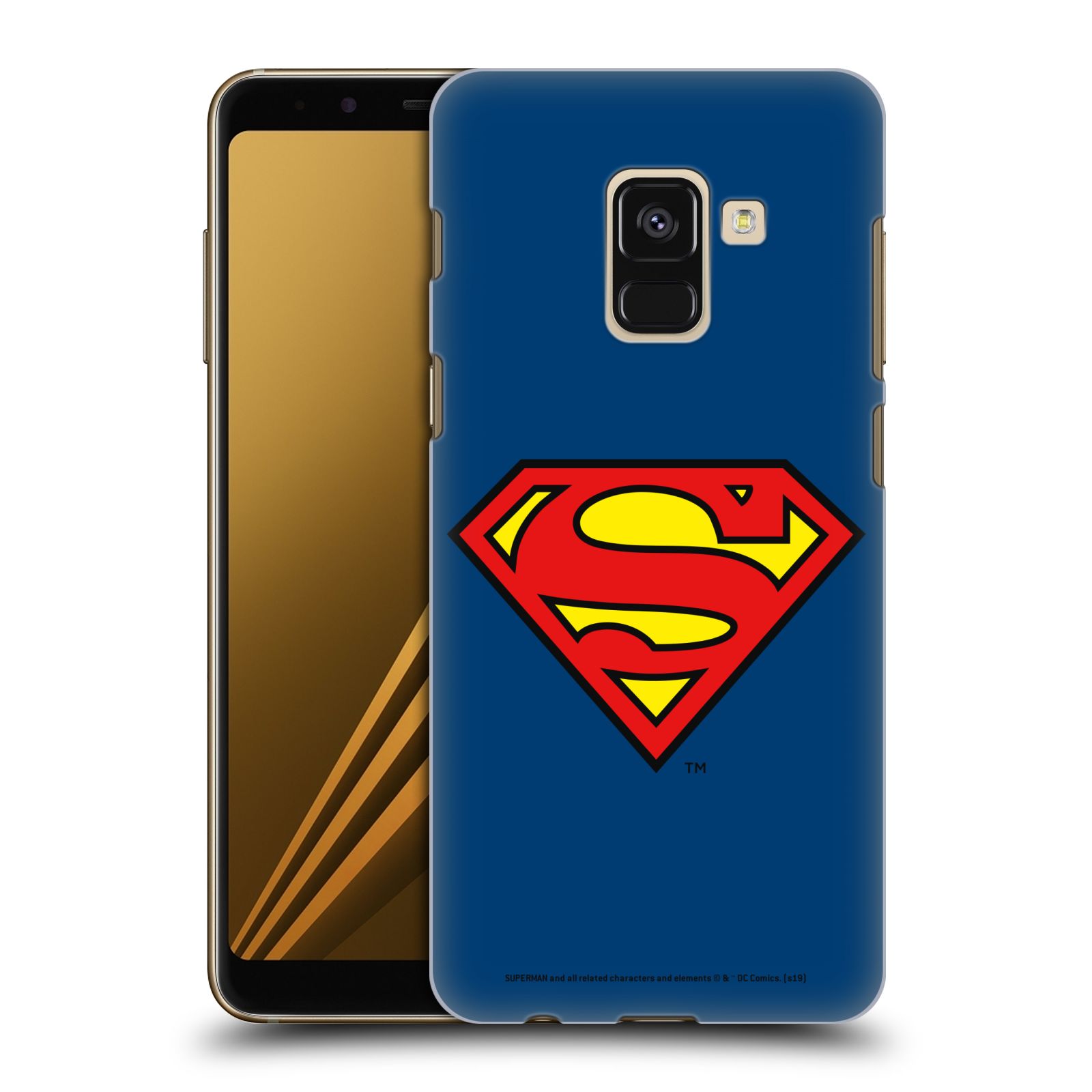Pouzdro na mobil Samsung Galaxy A8+ 2018, A8 PLUS 2018 - HEAD CASE - DC komix Superman