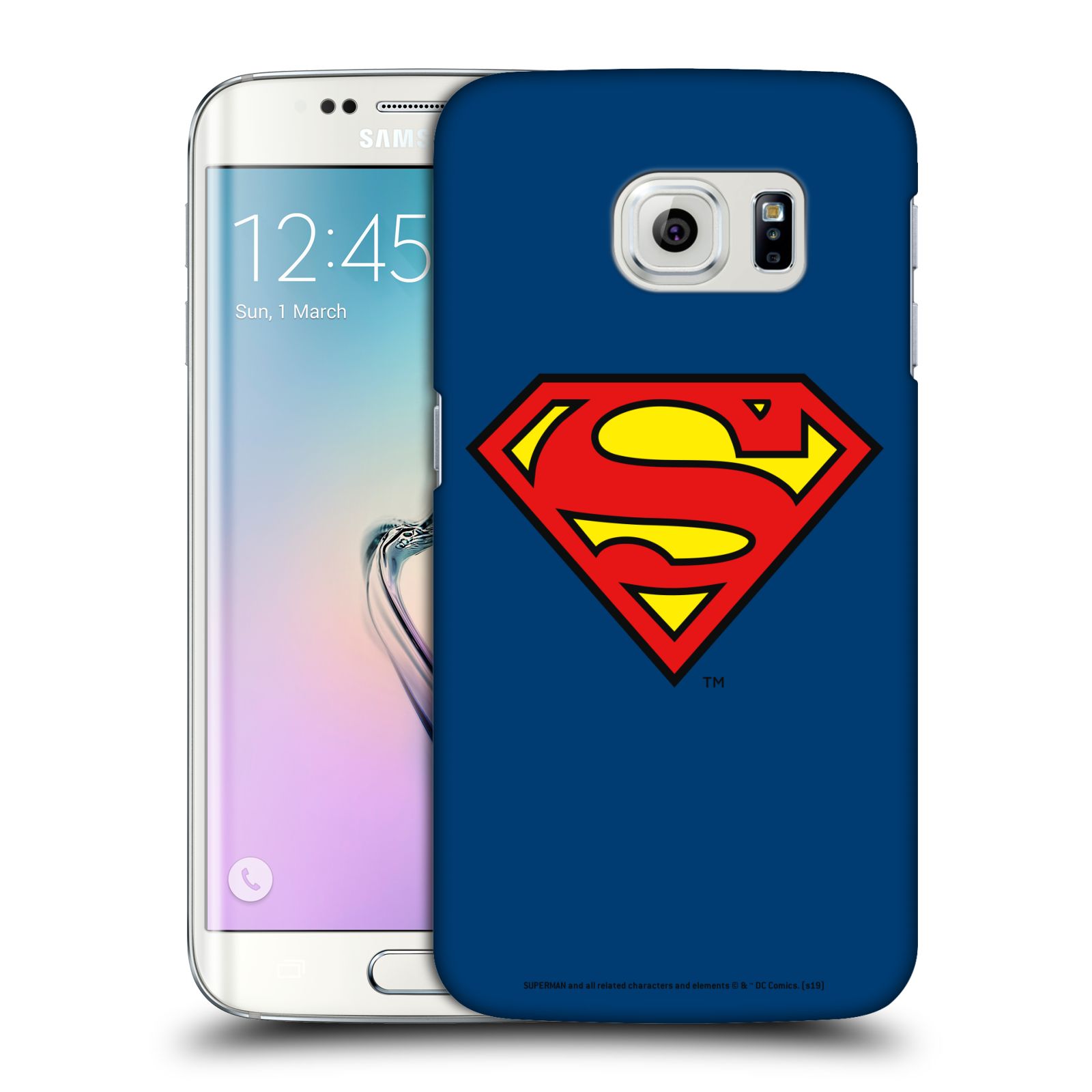 Pouzdro na mobil Samsung Galaxy S6 EDGE - HEAD CASE - DC komix Superman